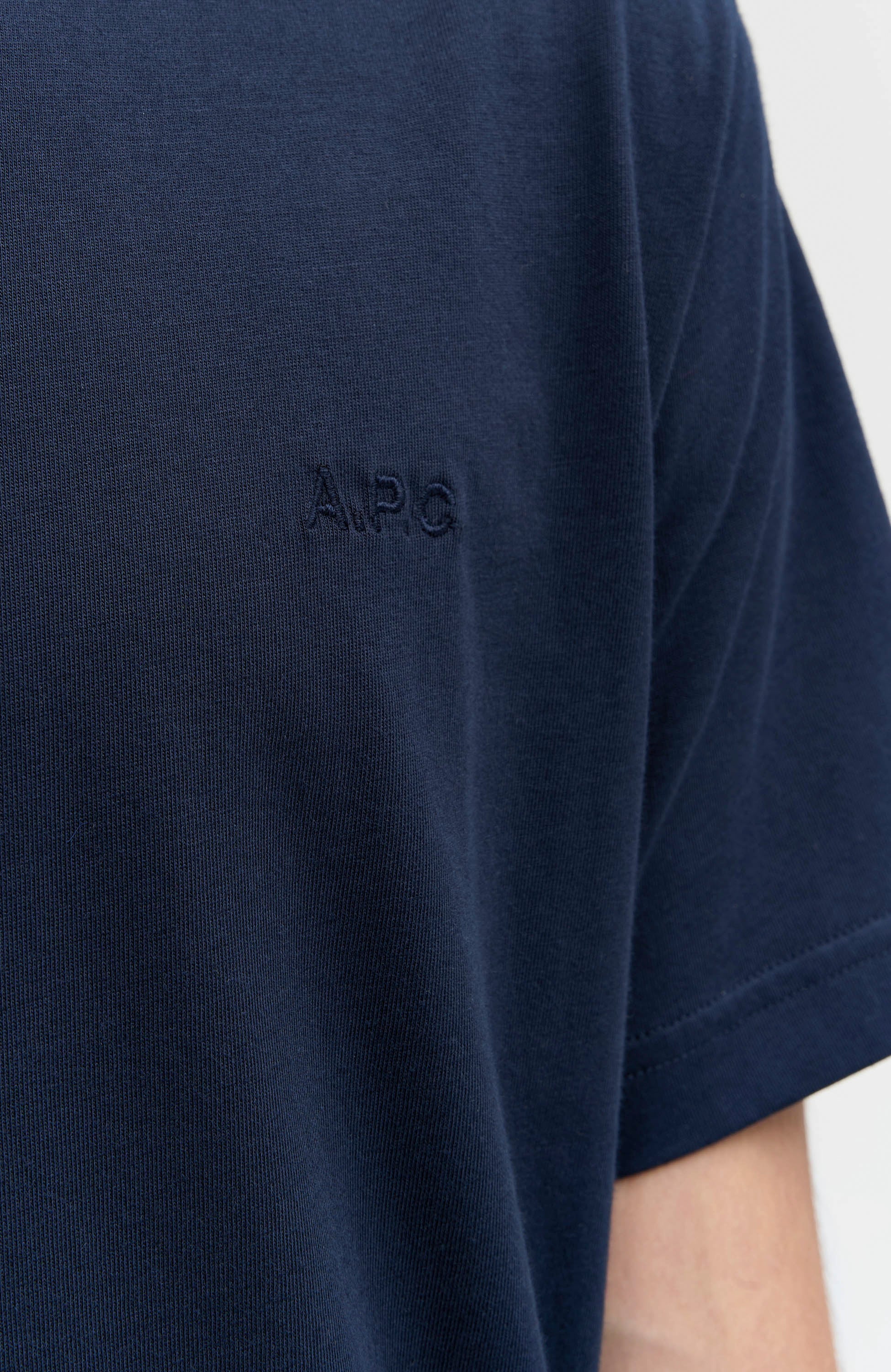 A.p.c. Navy Cotton t-shirt standard a.p.c. image 8