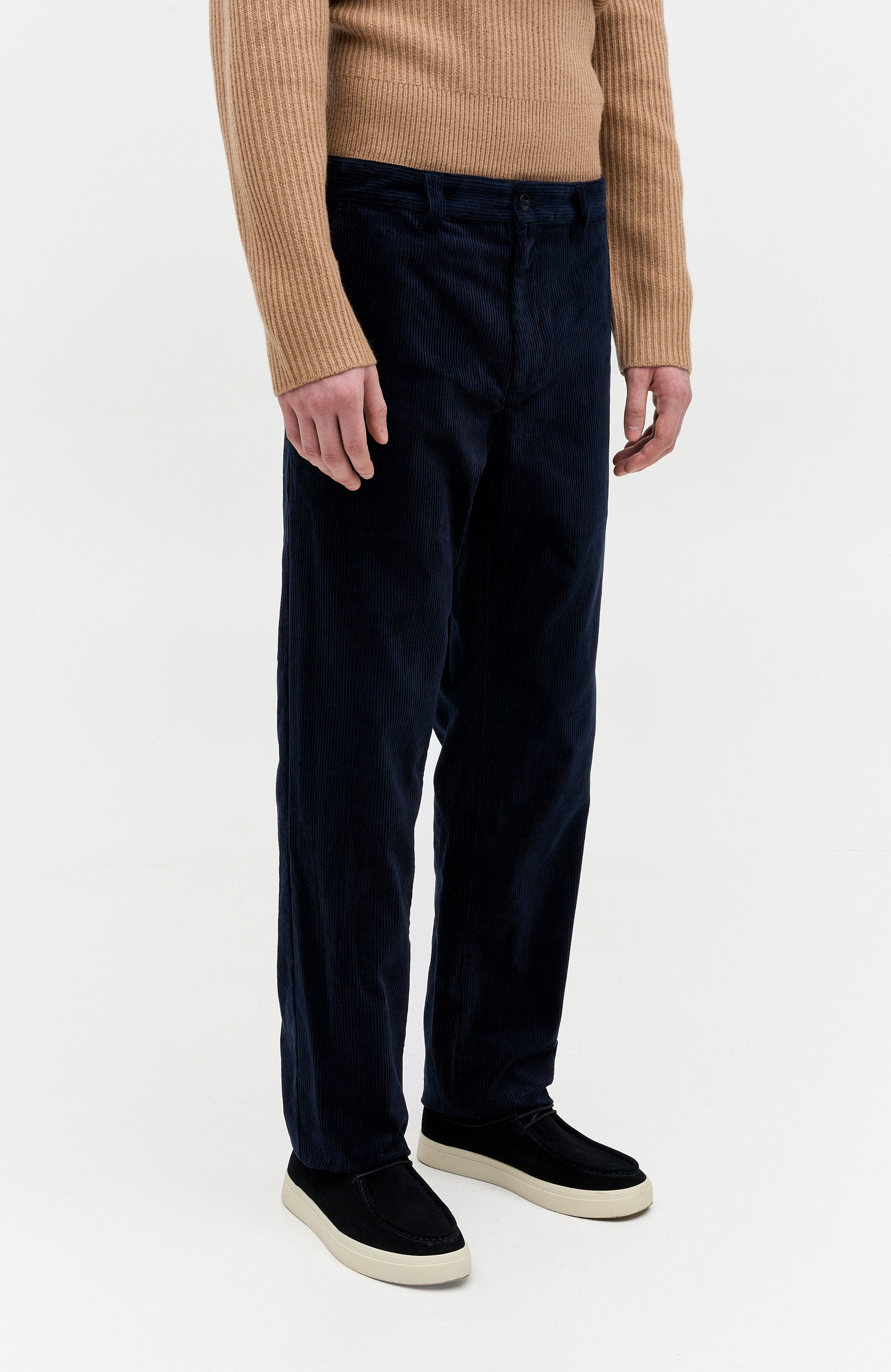 A.p.c. Navy Corduroy chino trousers constantin image 3