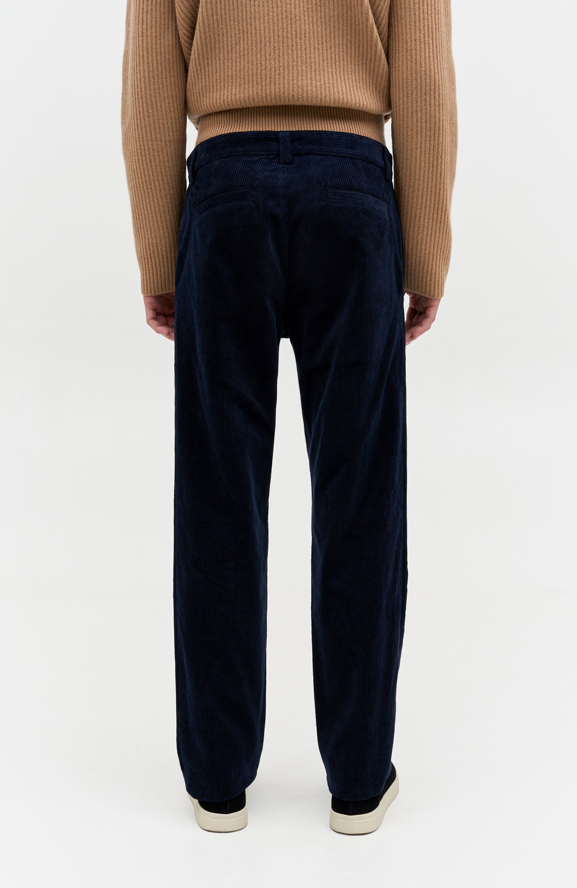 A.p.c. Navy Corduroy chino trousers constantin image 4