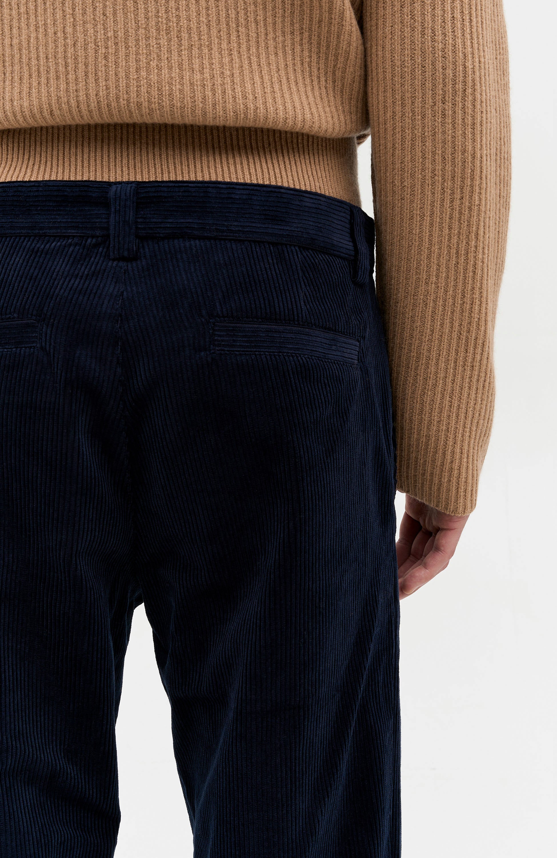 A.p.c. Navy Corduroy chino trousers constantin image 6