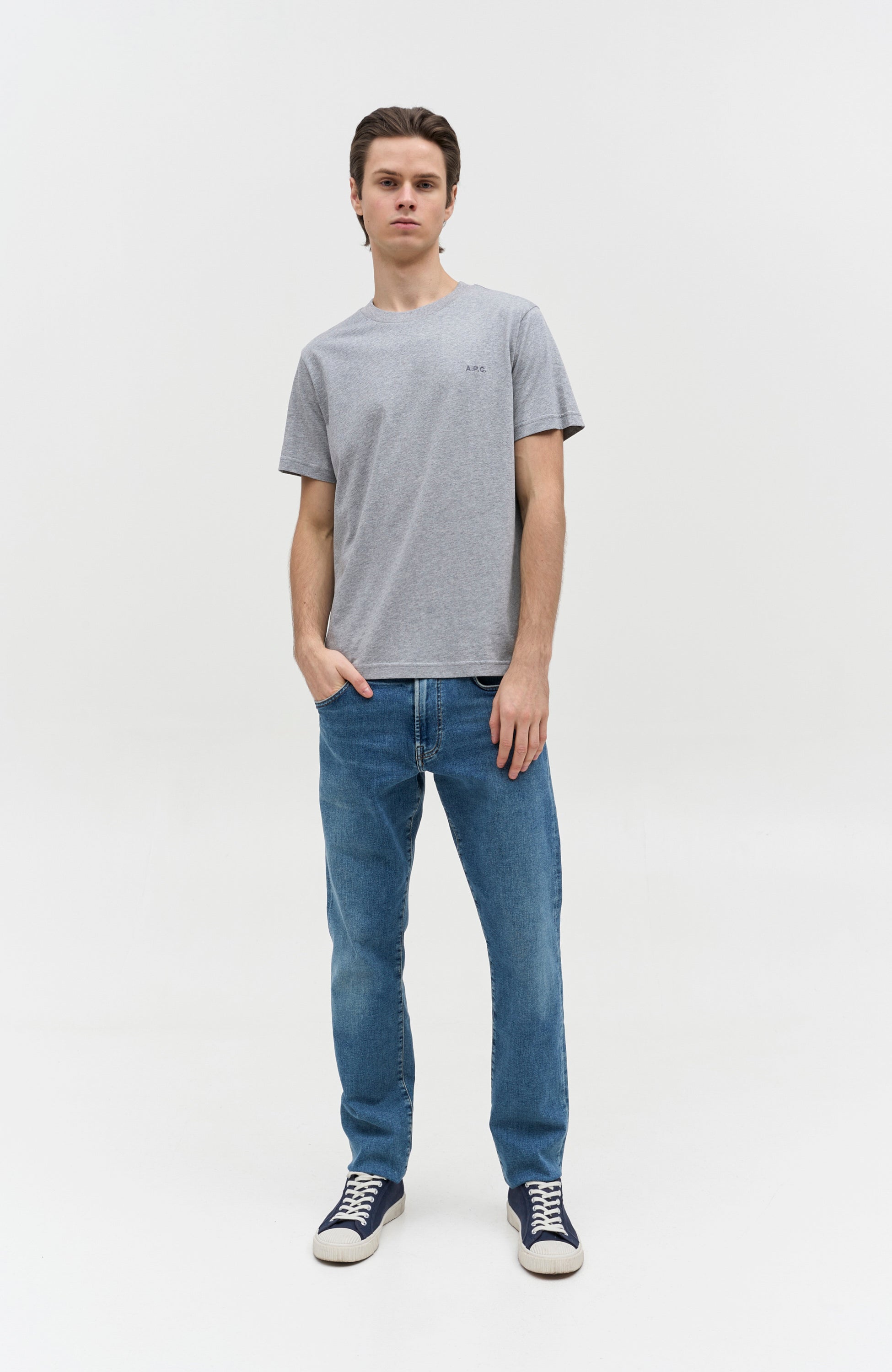 A.p.c. Grey Cotton t-shirt standard a.p.c. image 7