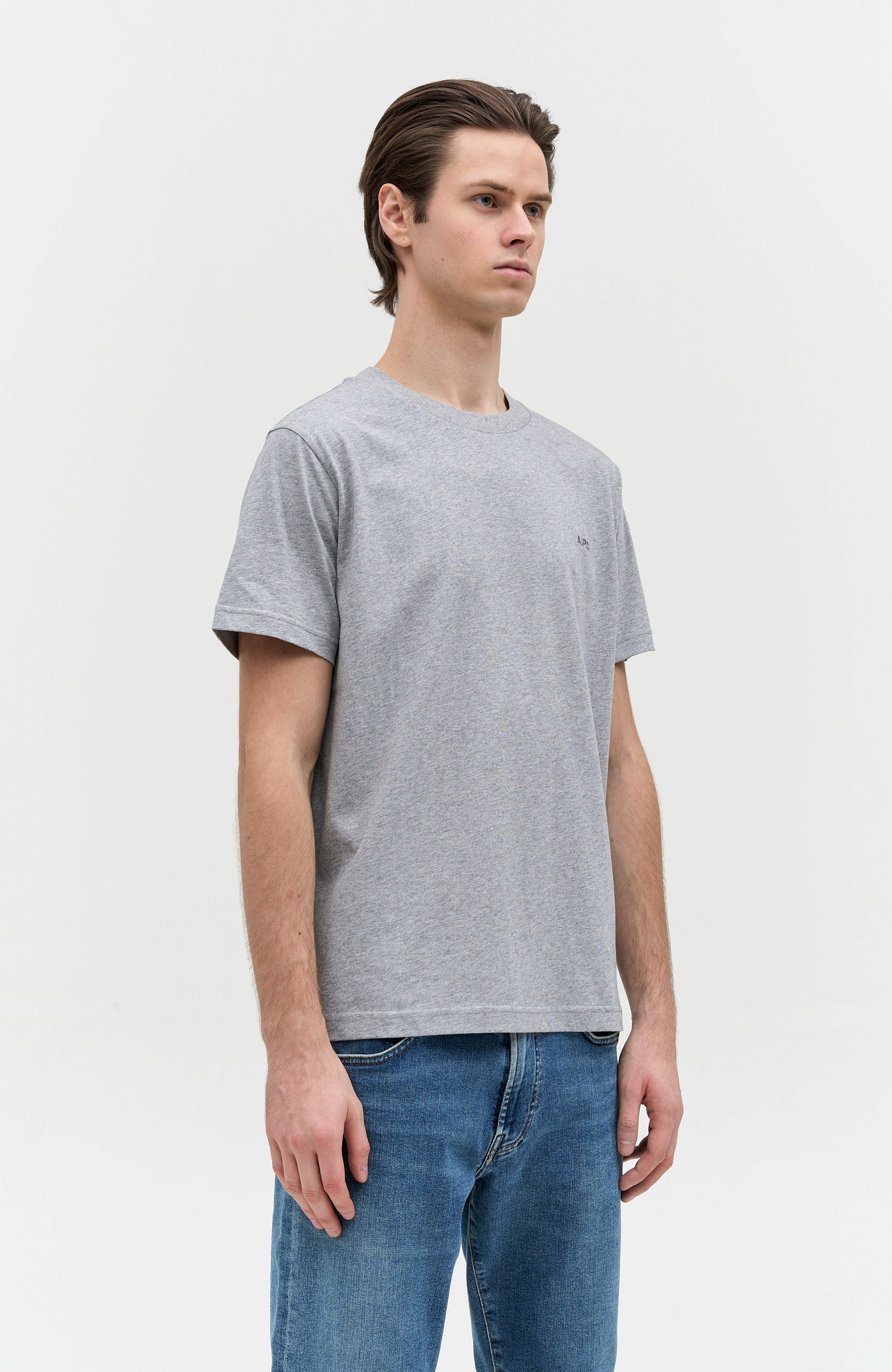A.p.c. Grey Cotton t-shirt standard a.p.c. image 3