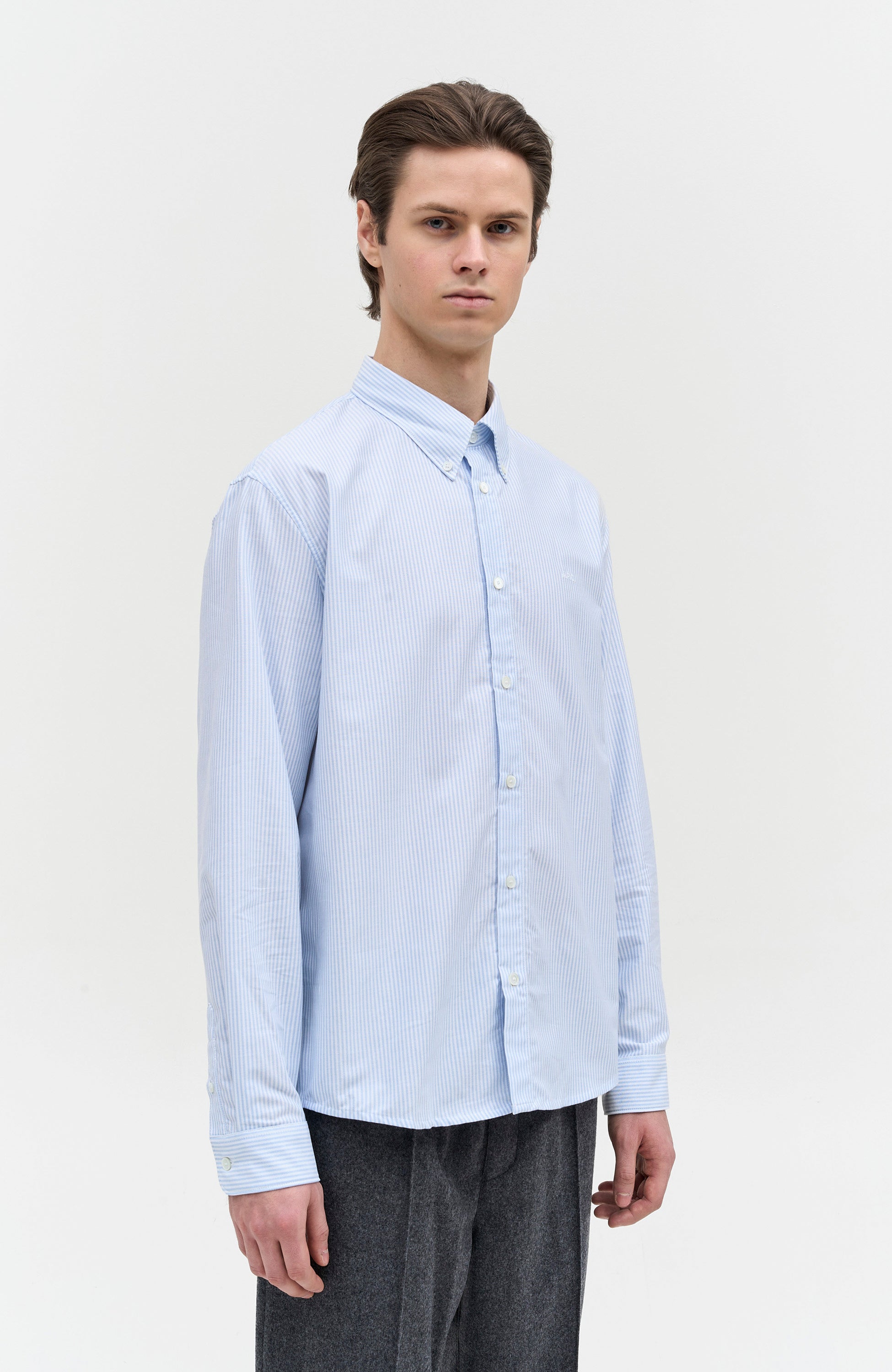 A.p.c. Blue Striped button-down shirt greg image 3
