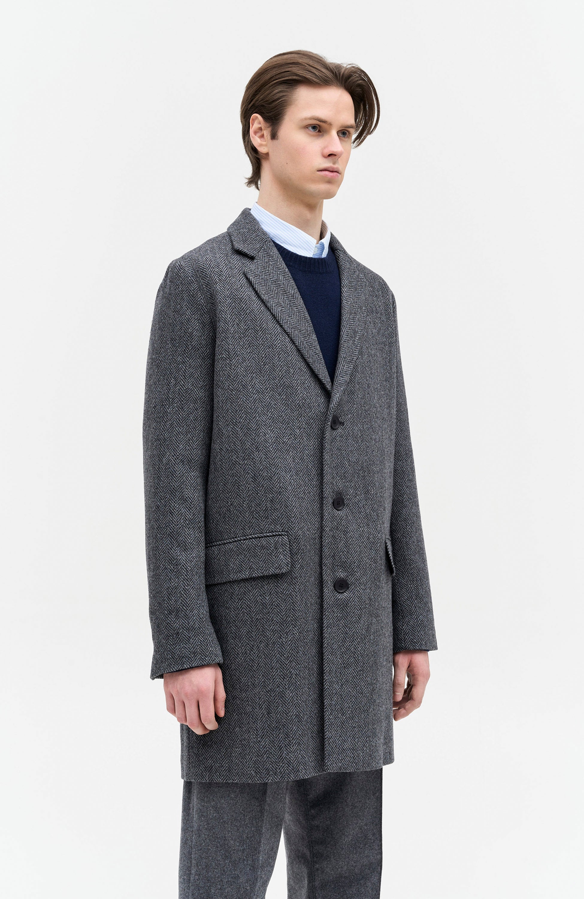 A.p.c. Grey Wool coat visconti image 3
