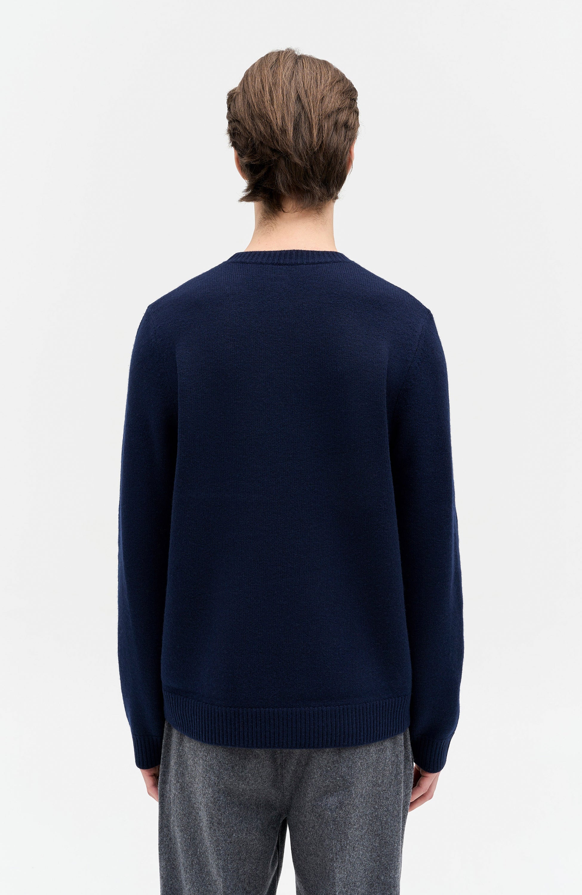 A.p.c. Navy Meriinost pullover edward image 5