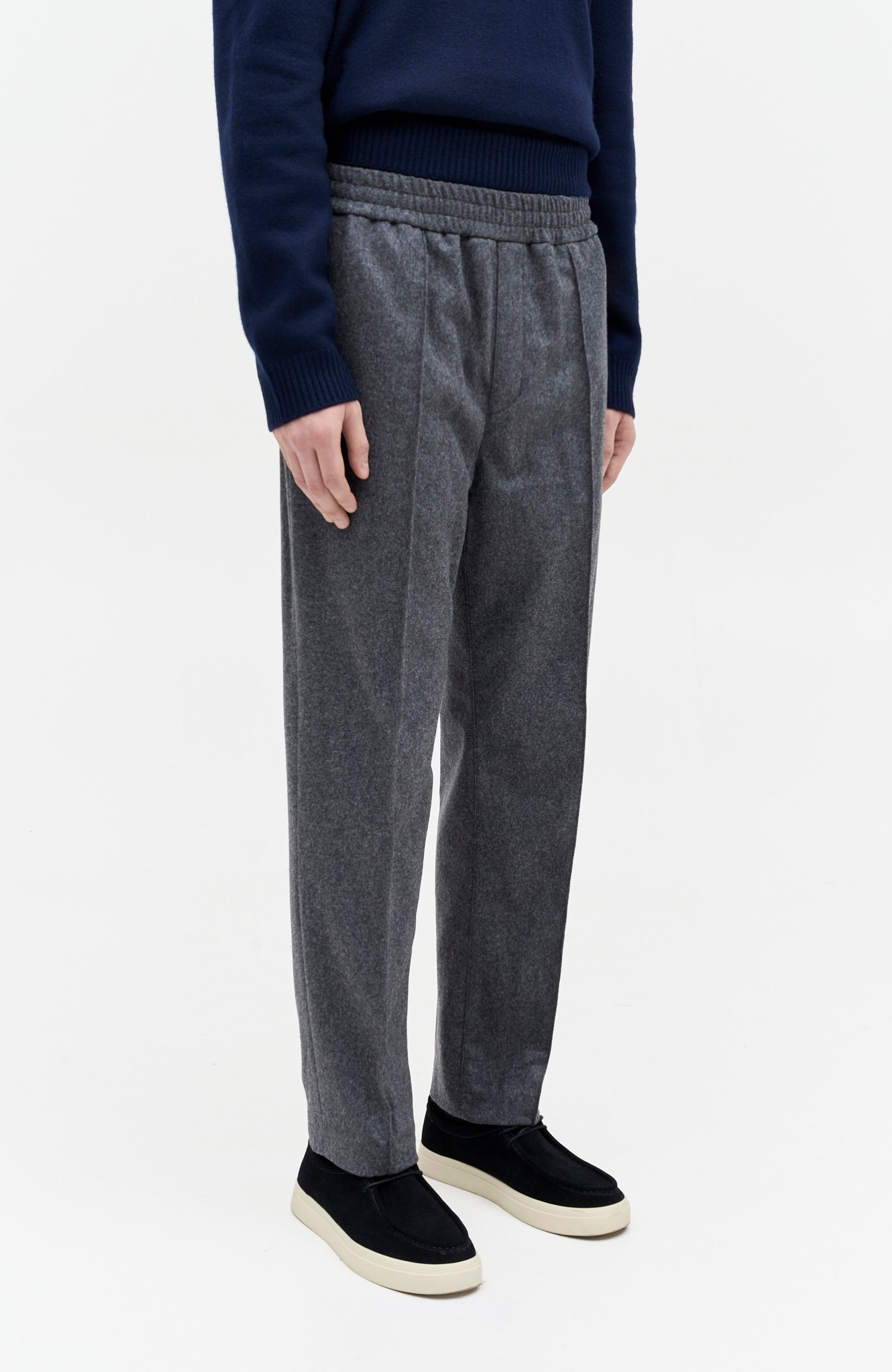 A.p.c. Grey Wool pleated trousers pieter image 3