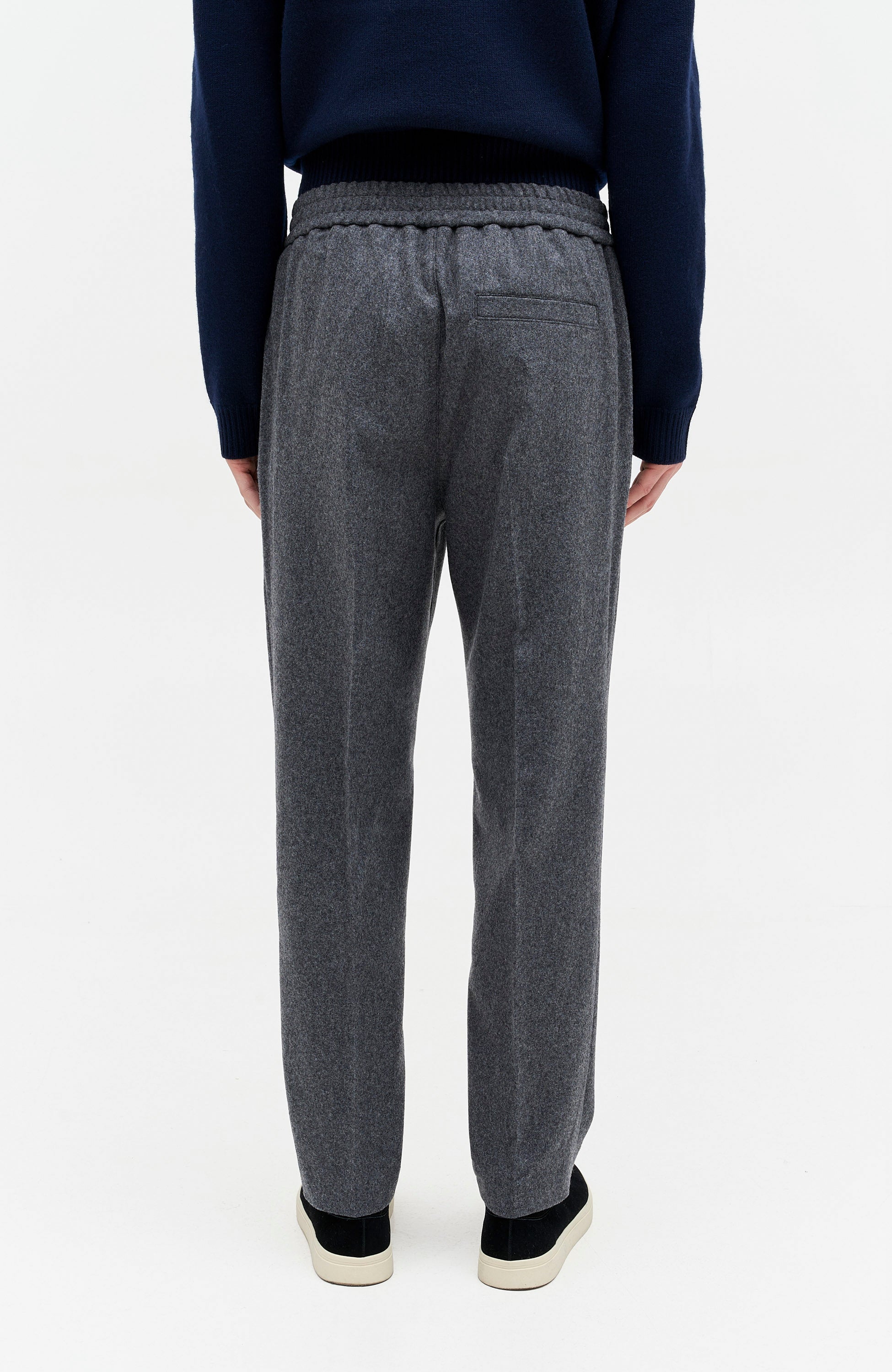 A.p.c. Grey Wool pleated trousers pieter image 4