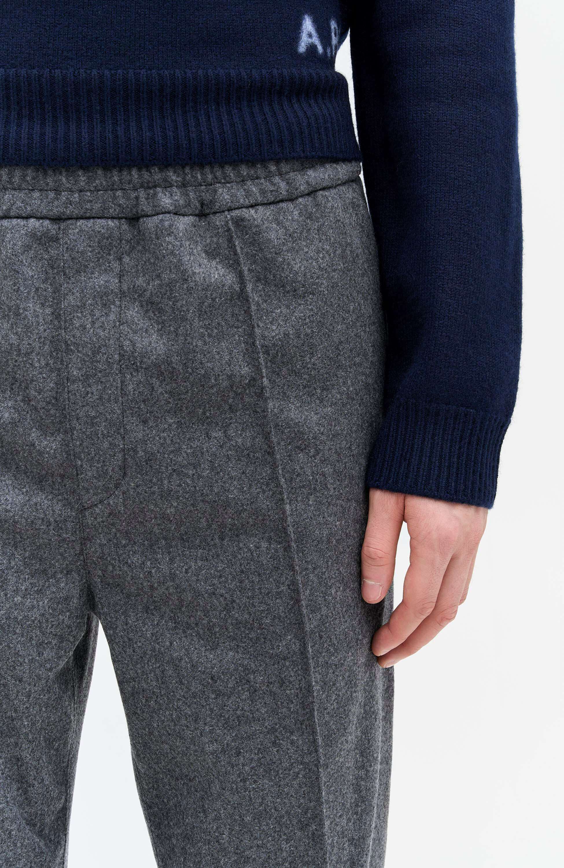 A.p.c. Grey Wool pleated trousers pieter image 6