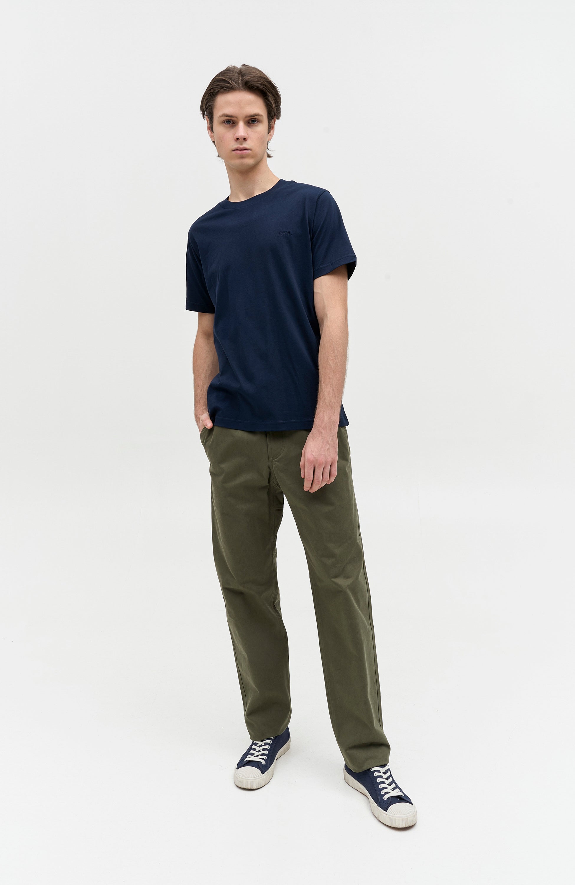 A.p.c. Navy Cotton t-shirt standard a.p.c. image 9