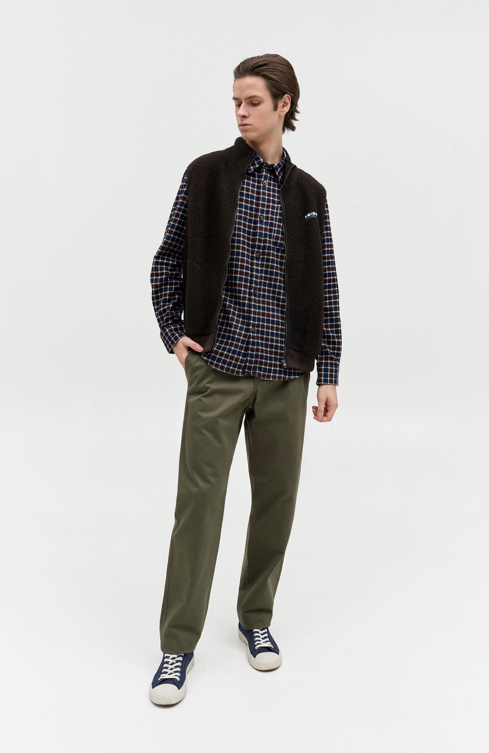 A.p.c. Green Loose-fit cargo trousers chuck image 4