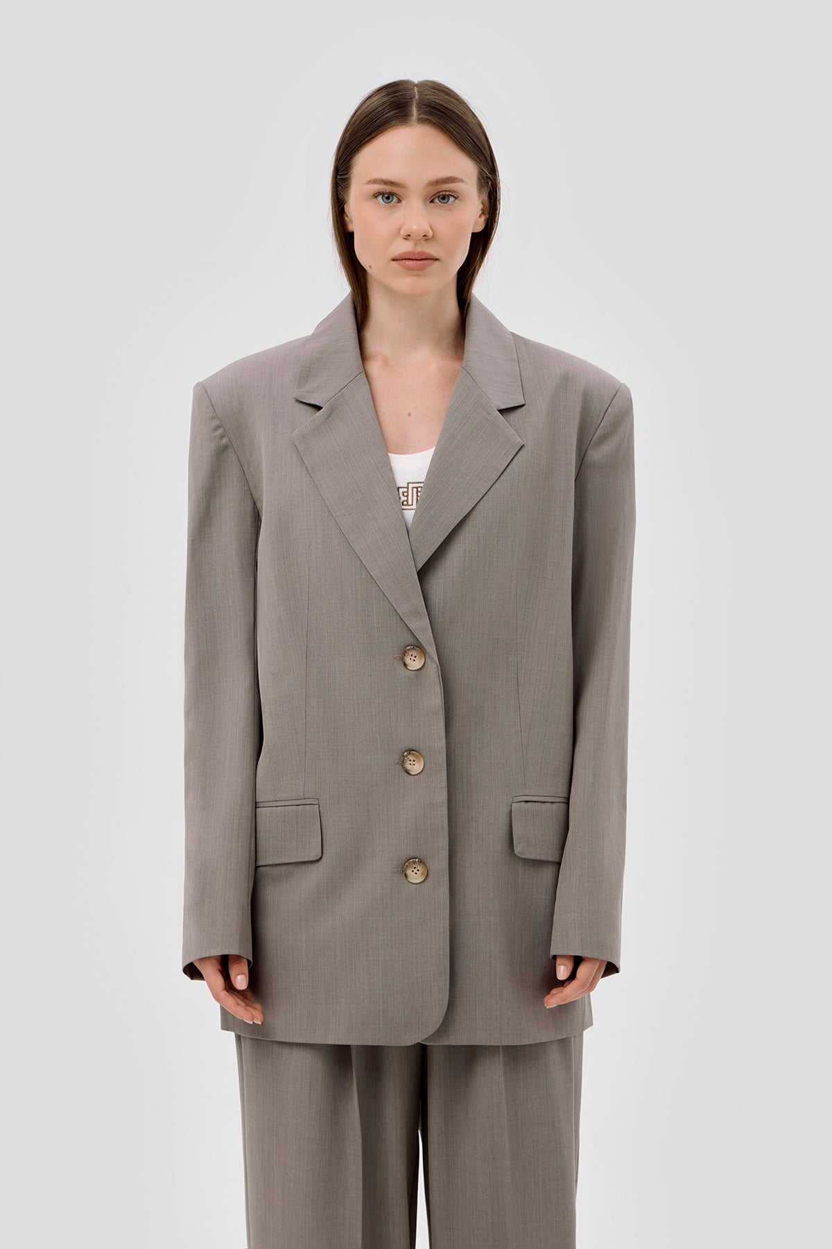 Oversized suit blazer