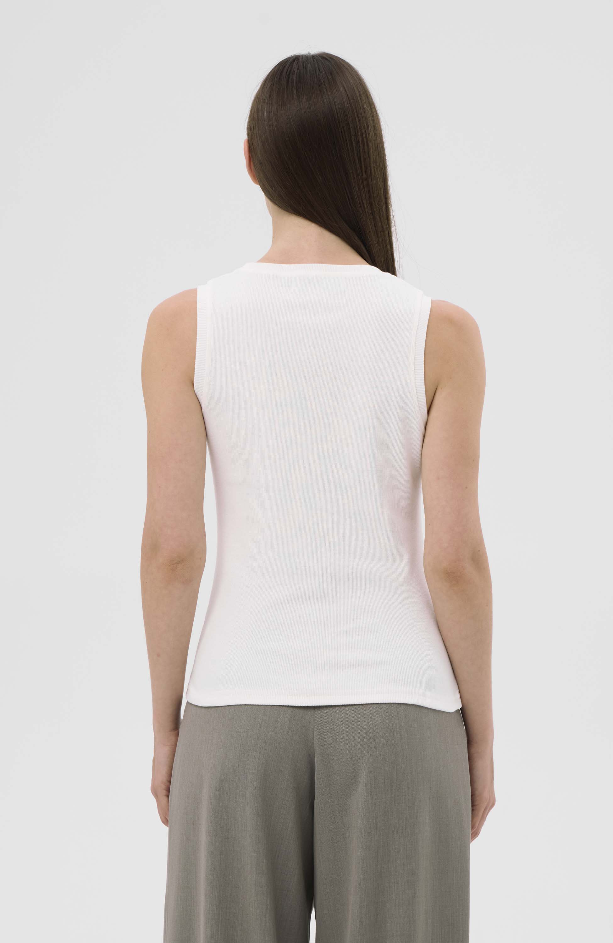 Beige brown Neutral Top z haftem image 4