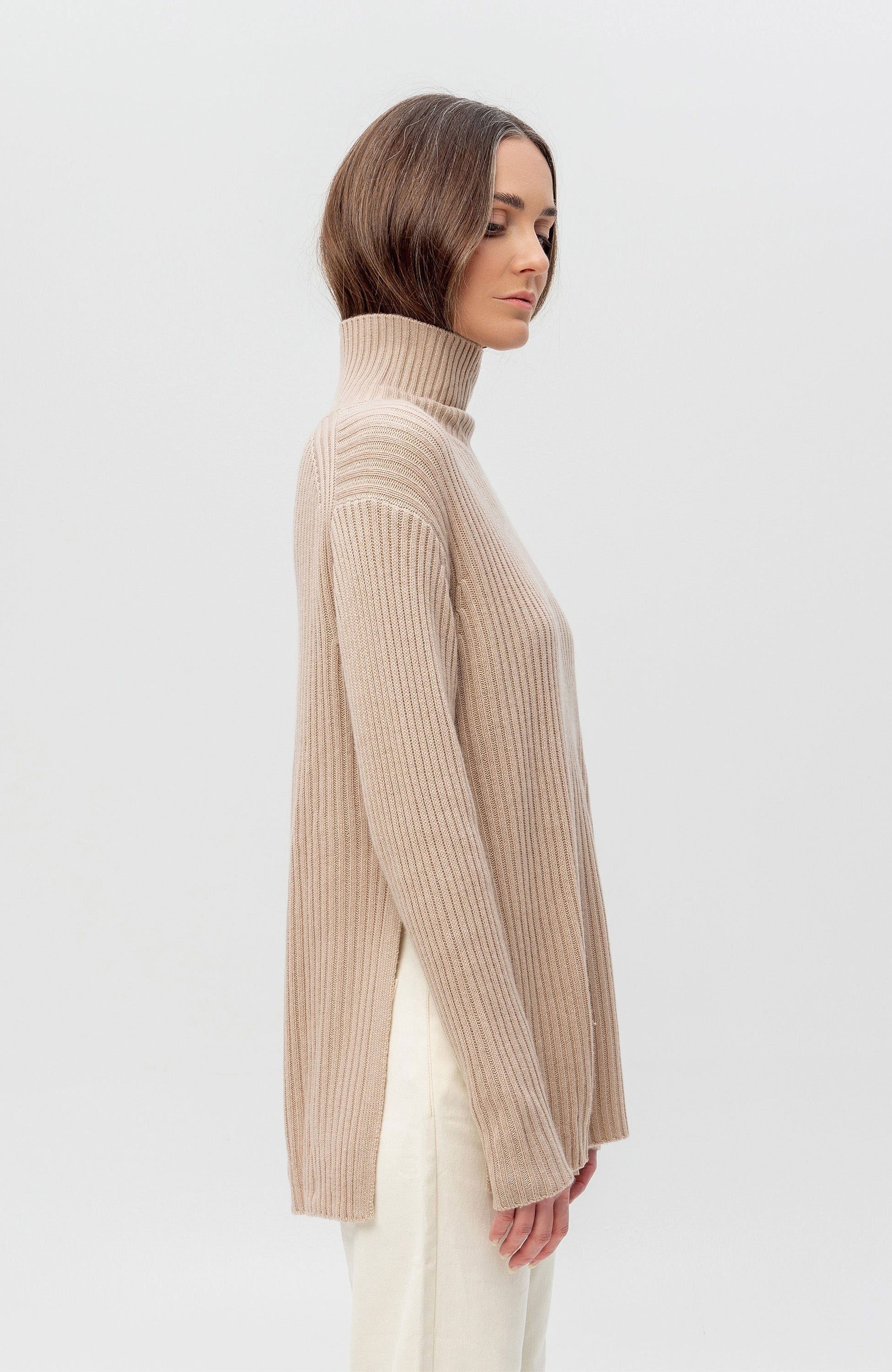 Ftc cashmere Beige Kašmiiri segust pullover image 4