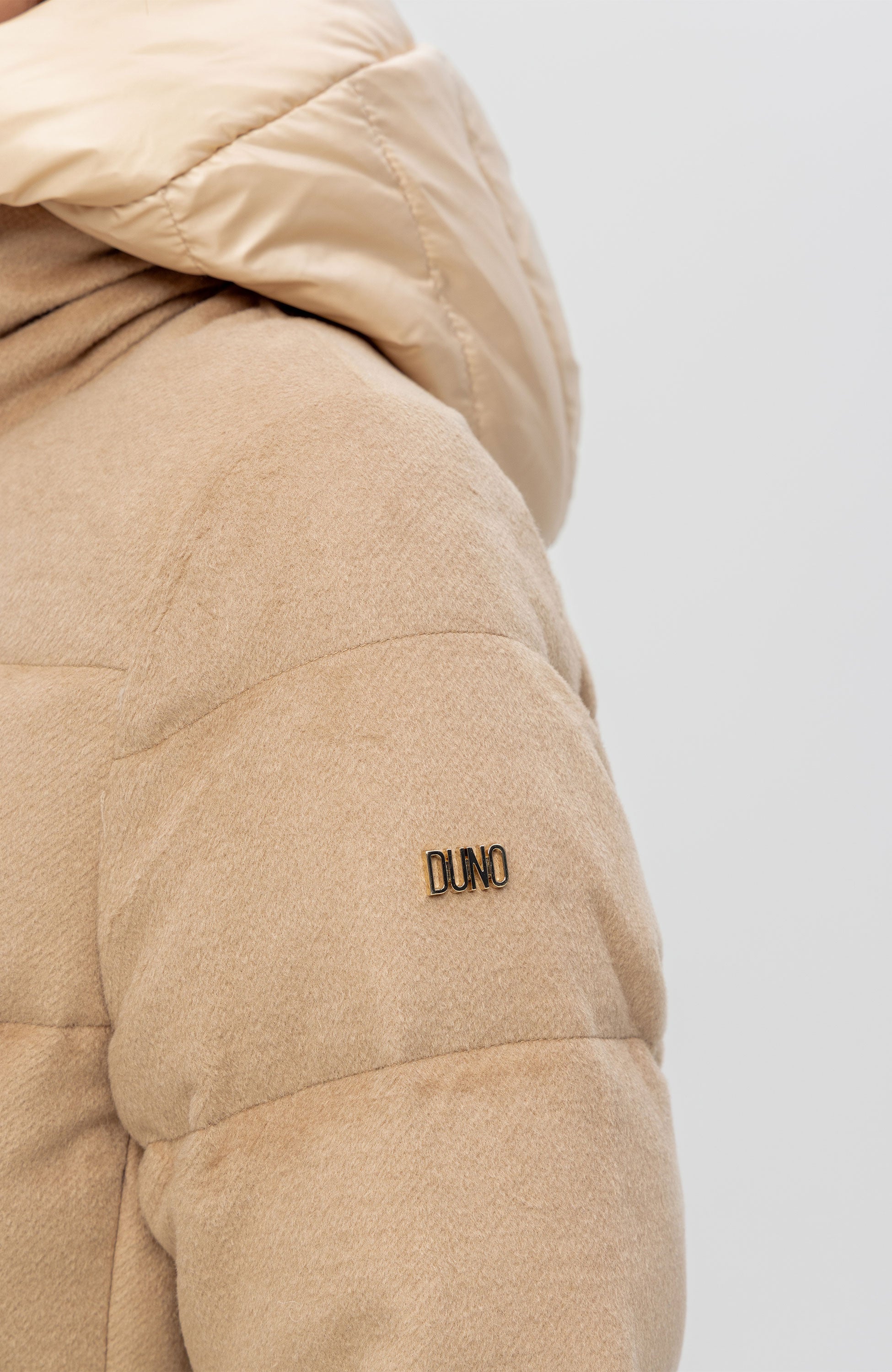 Duno Beige Quilted wool coat alhambra image 7