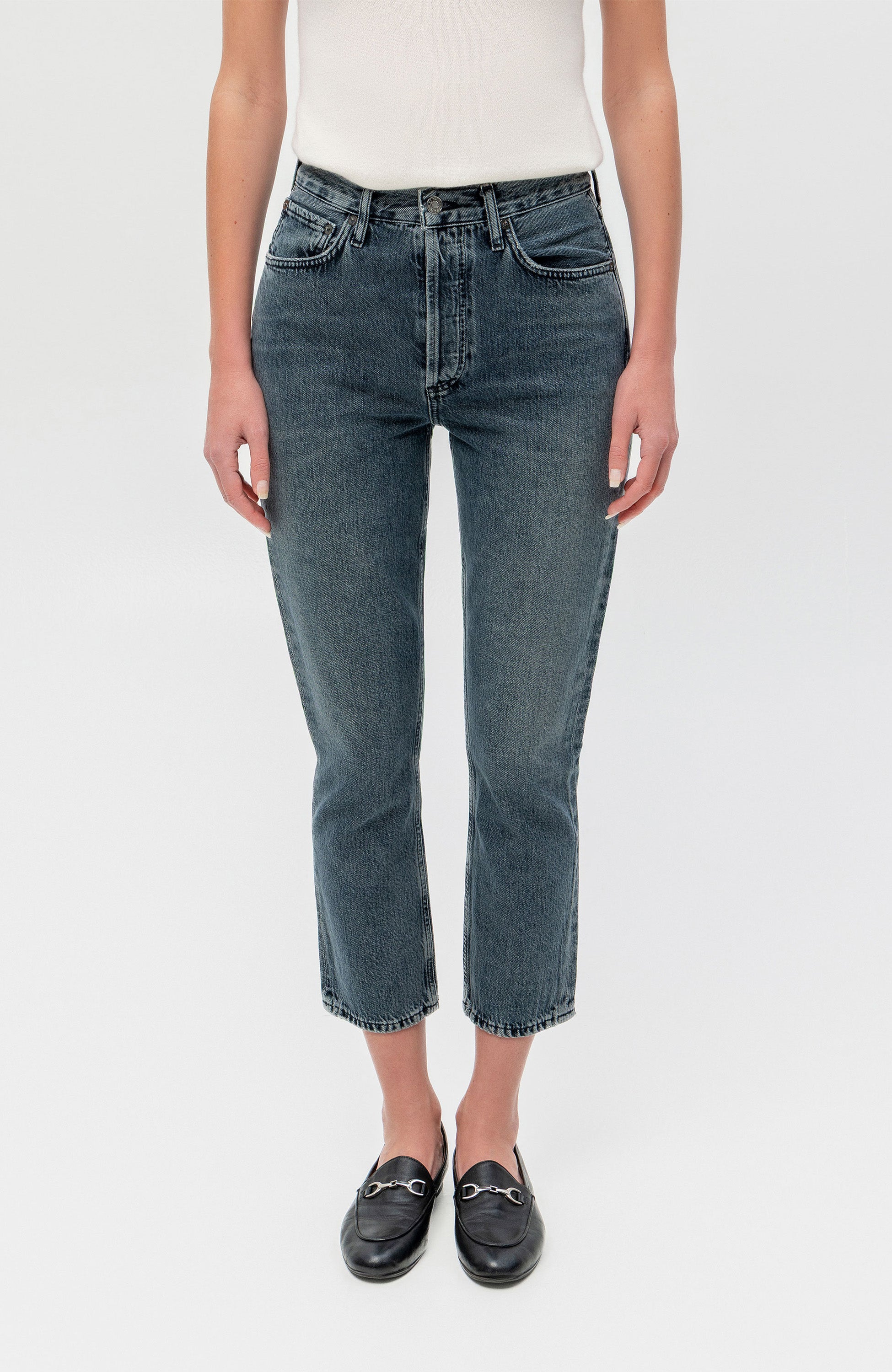 Straight cropped jeans RILEY