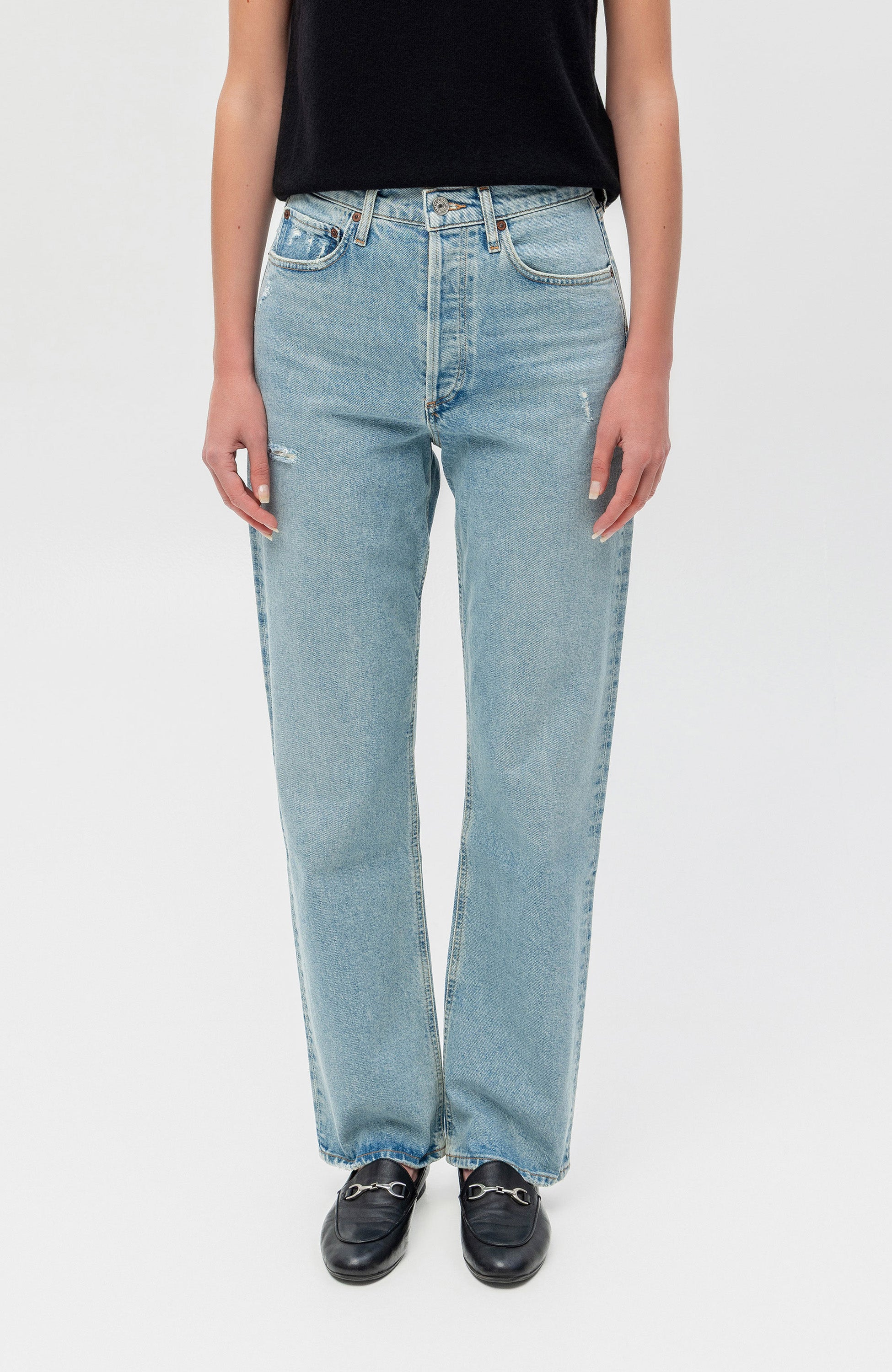 High-rise relaxed jeans EVA