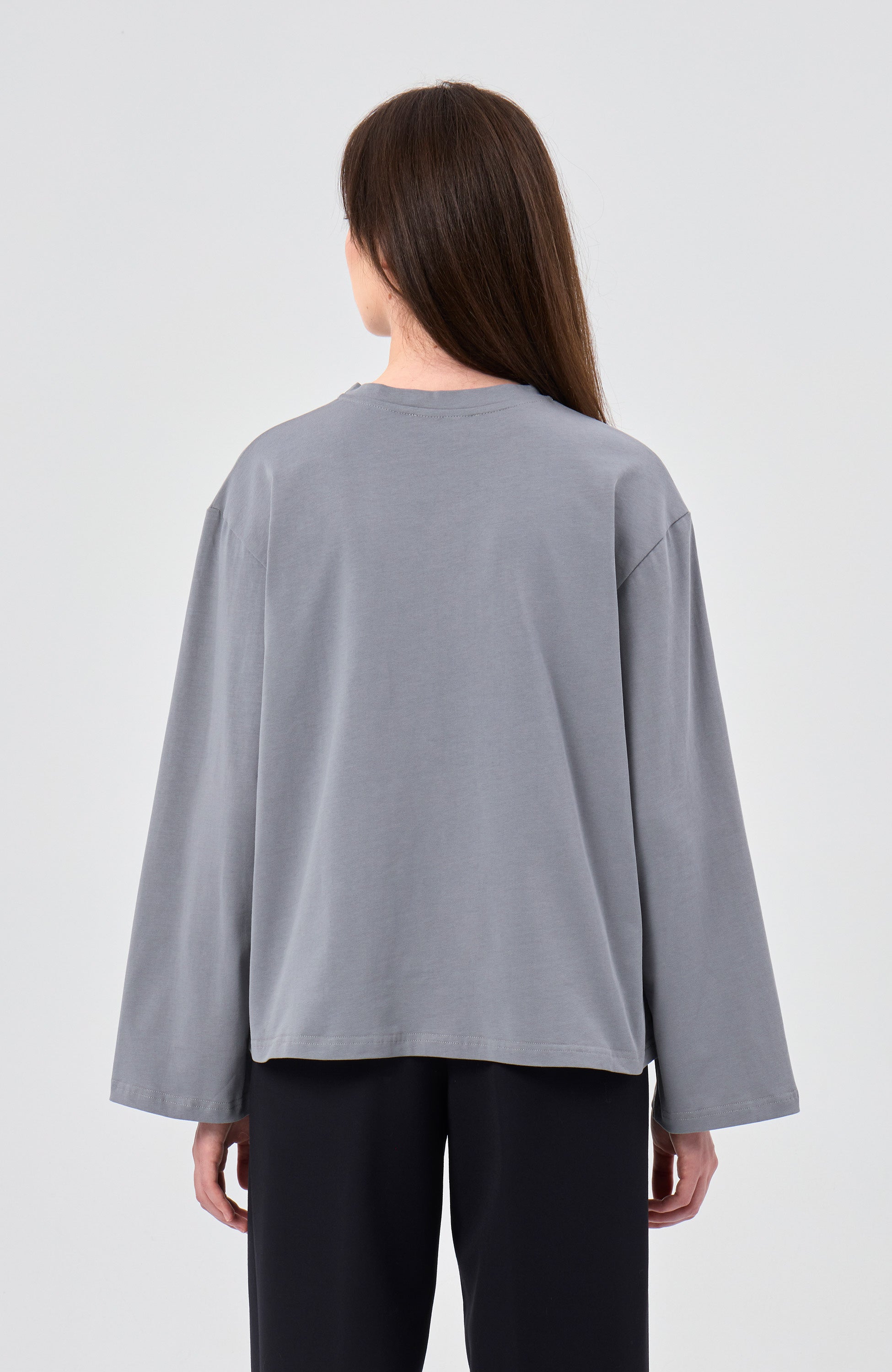 Beige brown Grey Longsleeve oversize image 4