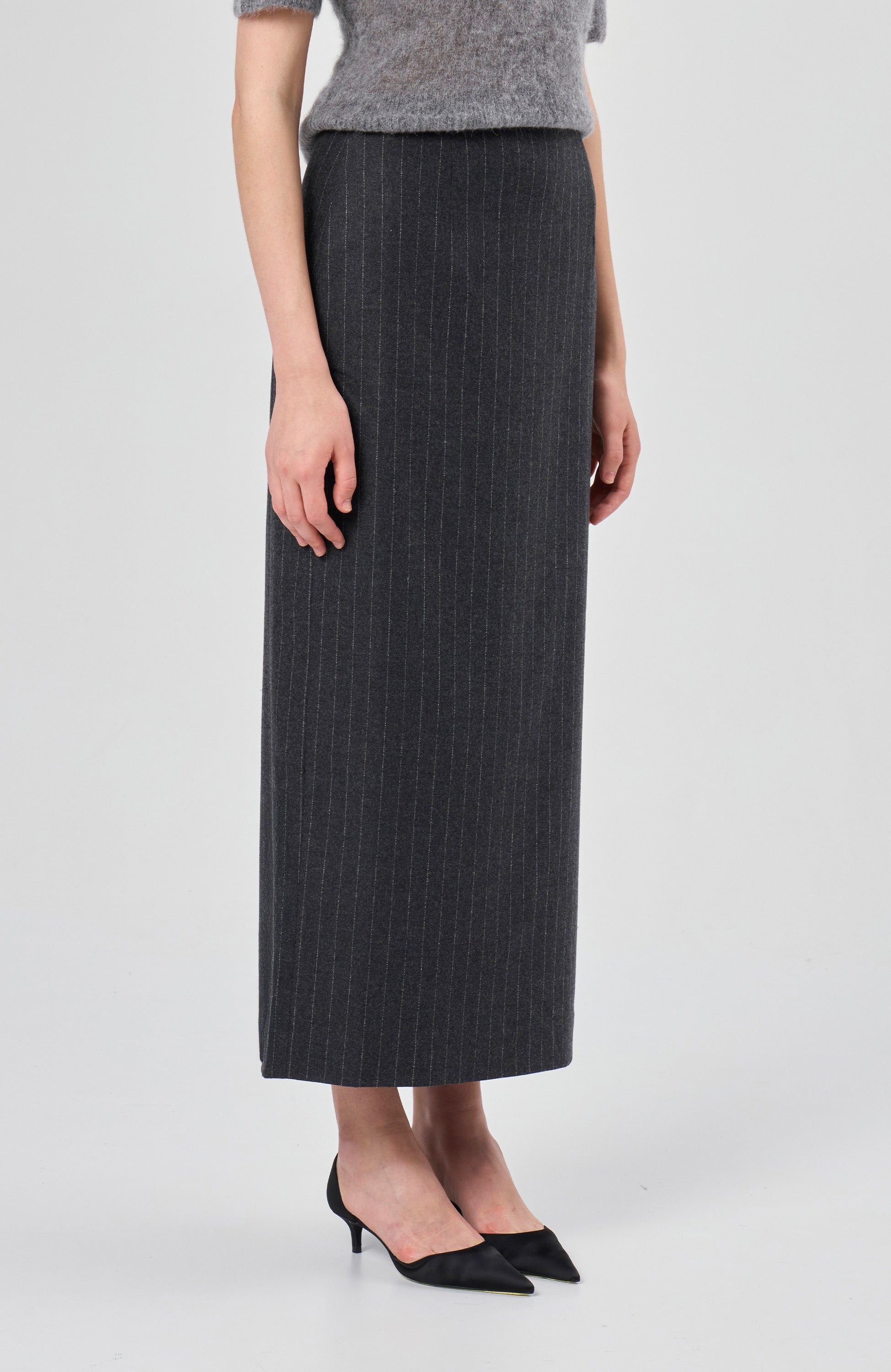House of dagmar Grey Spódnica ołówkowa maxi image 3