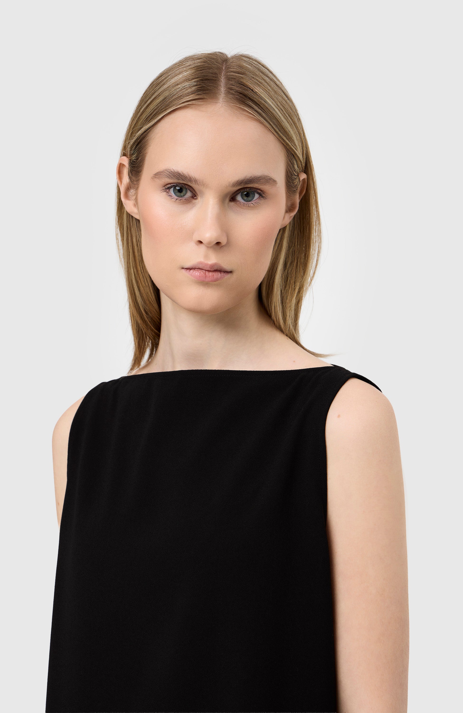 House of dagmar Black Sleeveless crepe top image 4