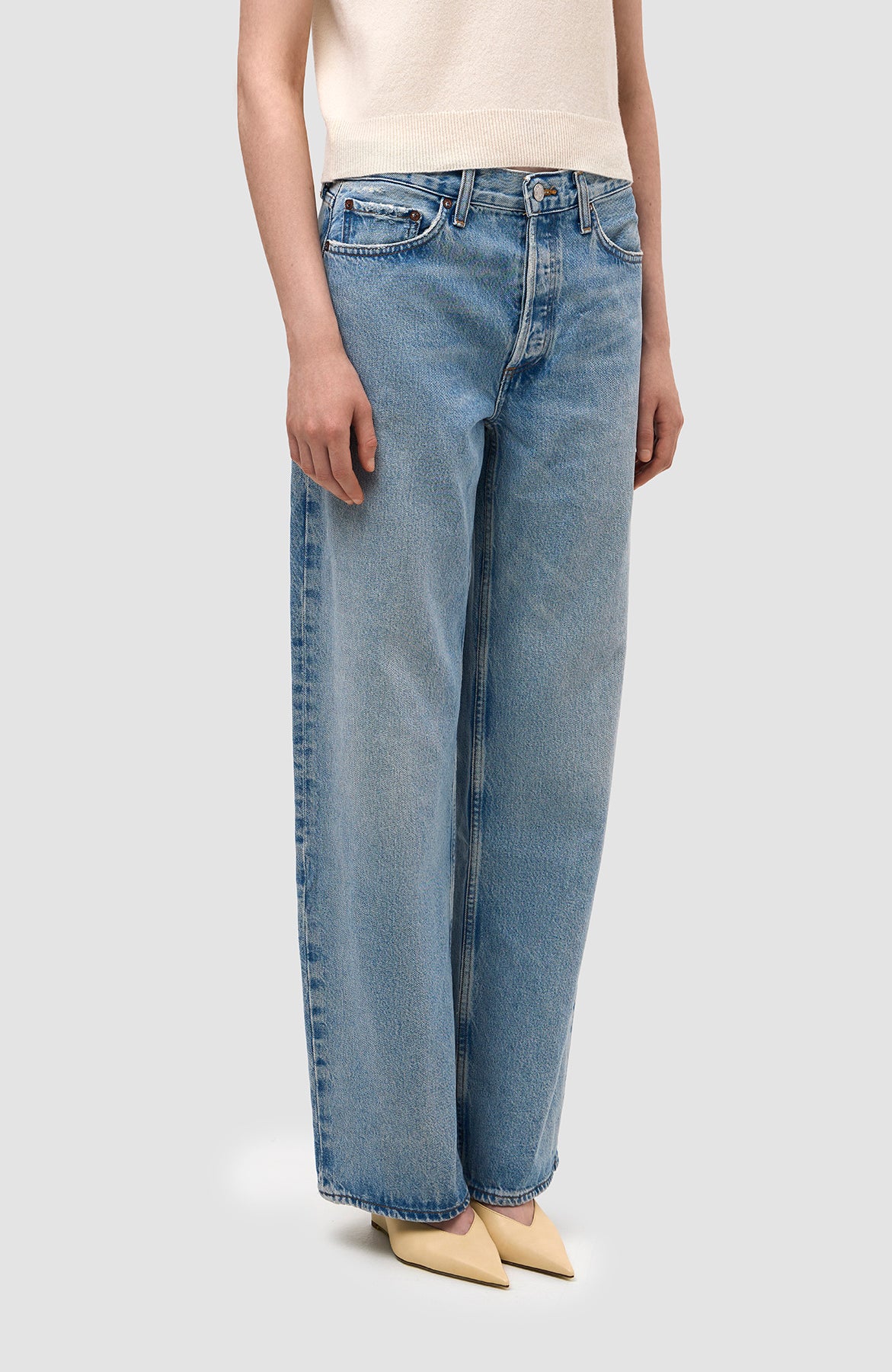 Agolde Relaxed wide-leg arc jeans image 4