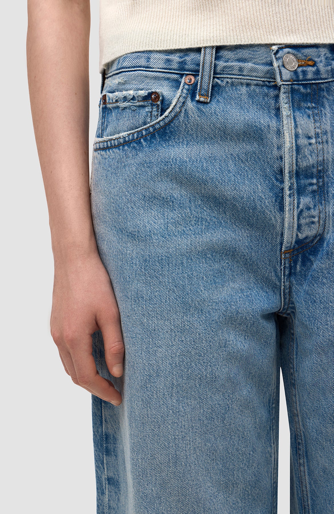 Agolde Relaxed wide-leg arc jeans image 6