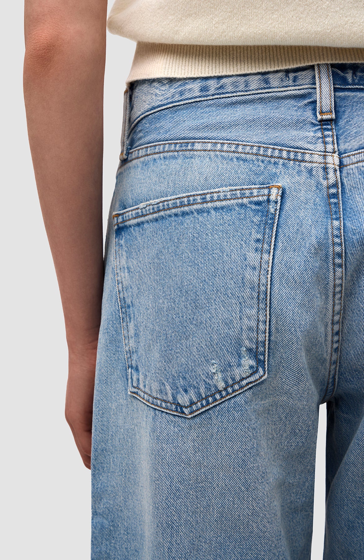 Agolde Relaxed wide-leg arc jeans image 8
