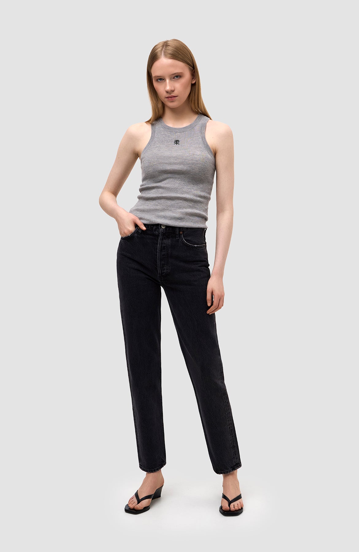 High-rise straight jeans 90'S PINCH