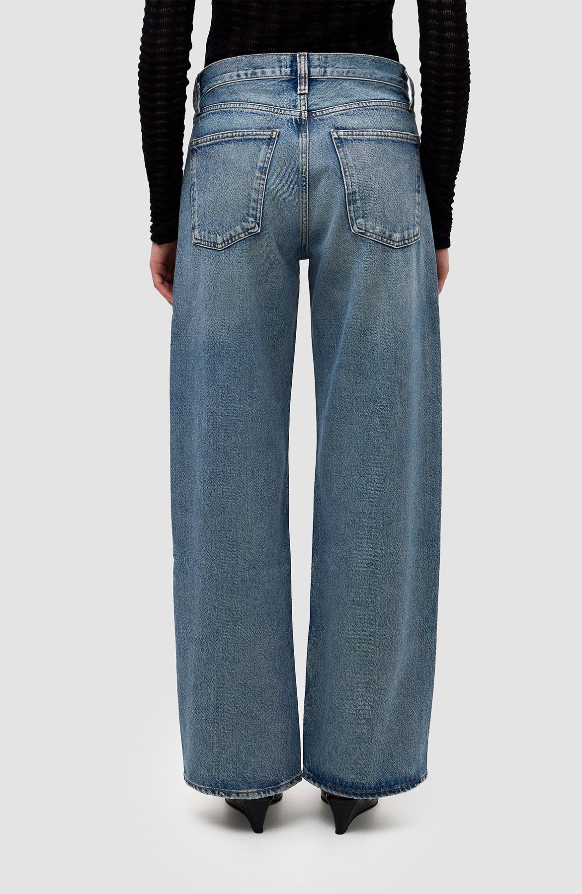 Agolde Blue Cris cross arc jeans image 5