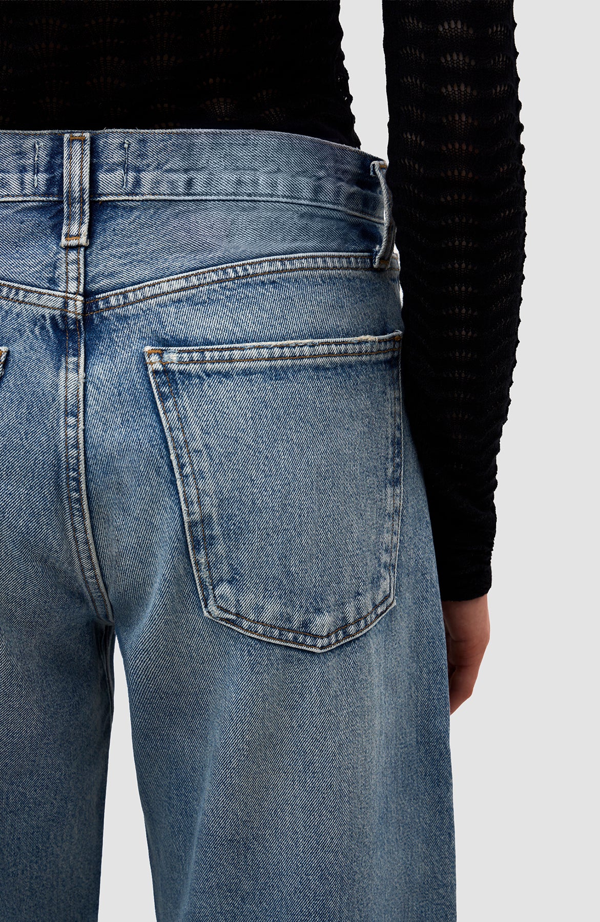 Agolde Blue Cris cross arc jeans image 9