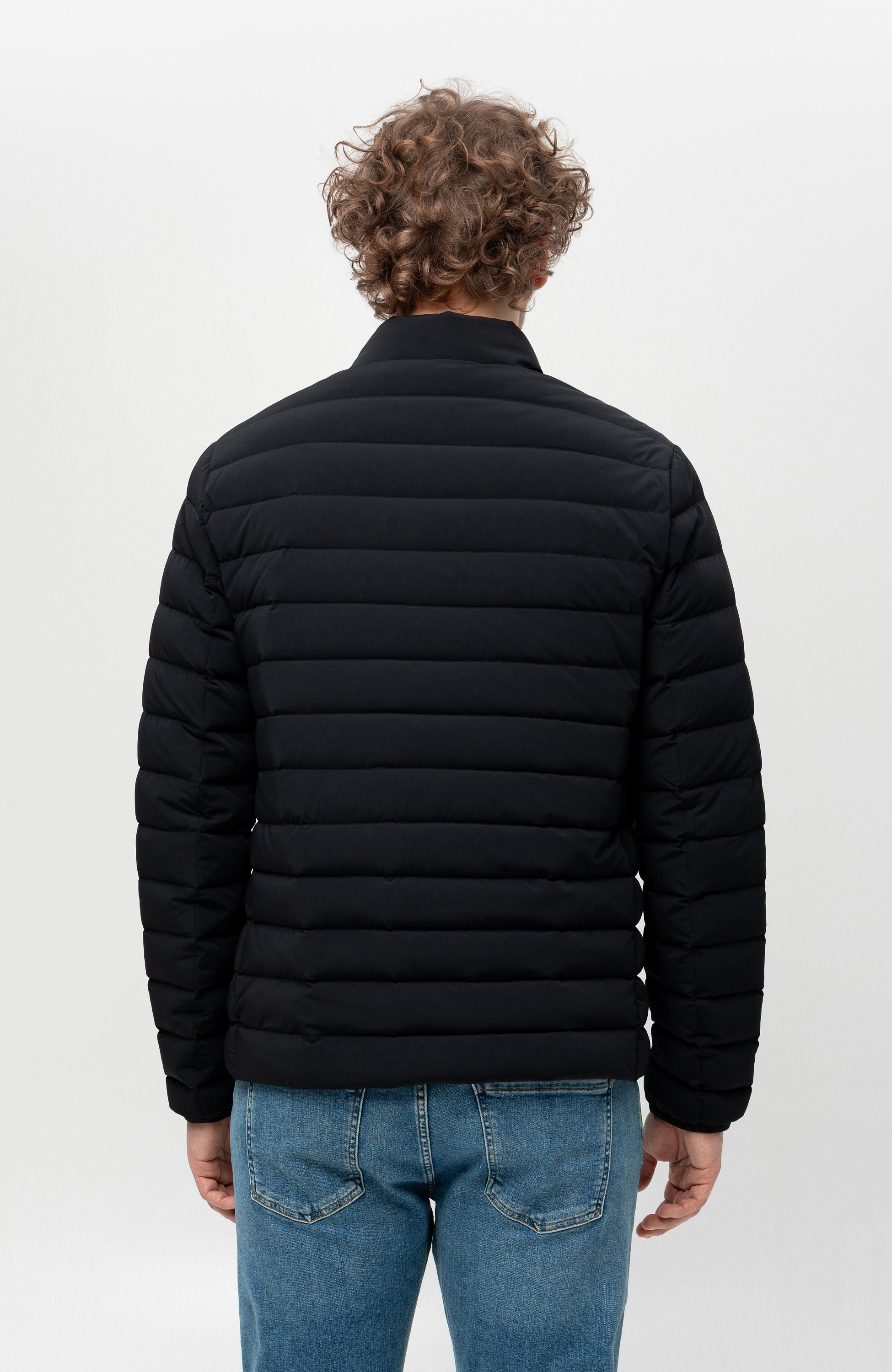 Moose knuckles Black Lightweight quilted jacket laki image 5