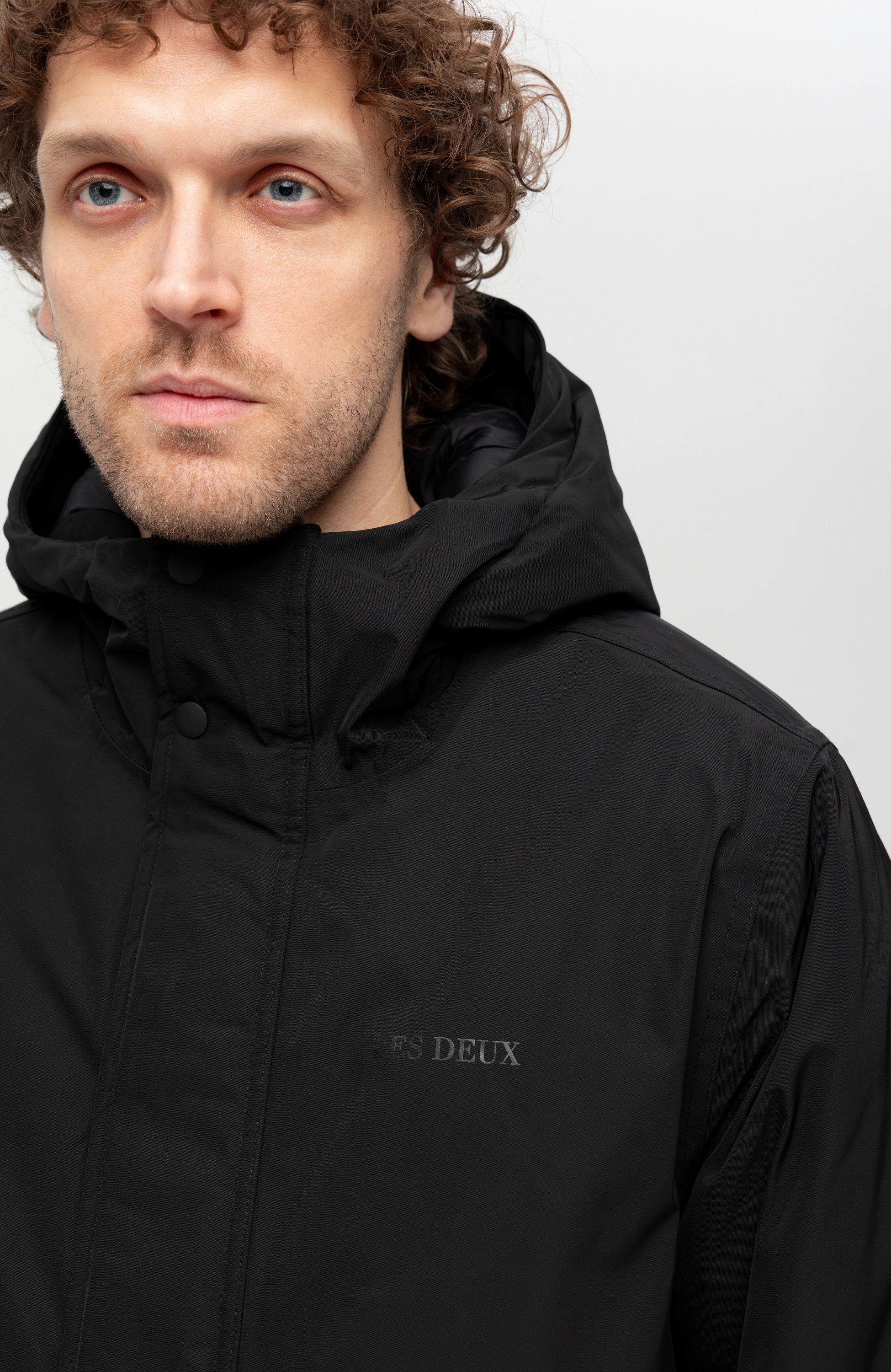 Les deux Black Puffer coat darius image 6