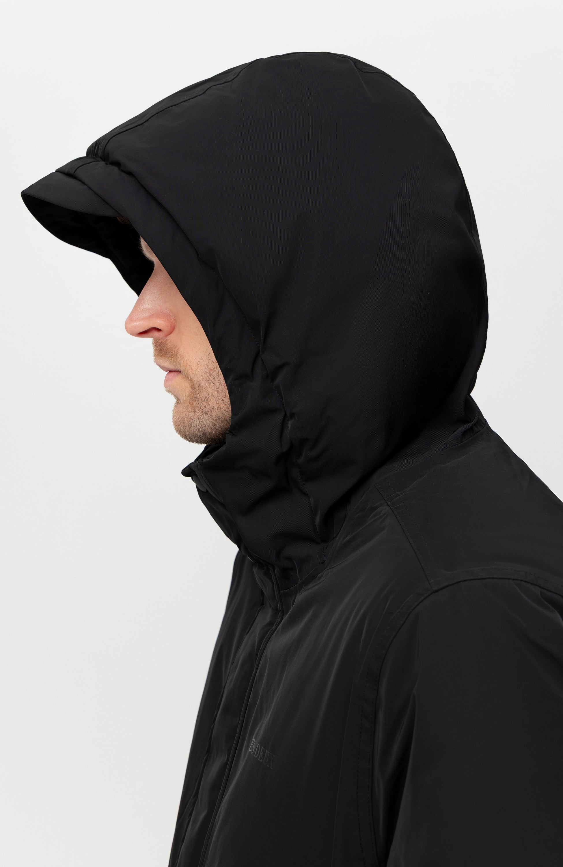 Les deux Black Puffer coat darius image 8