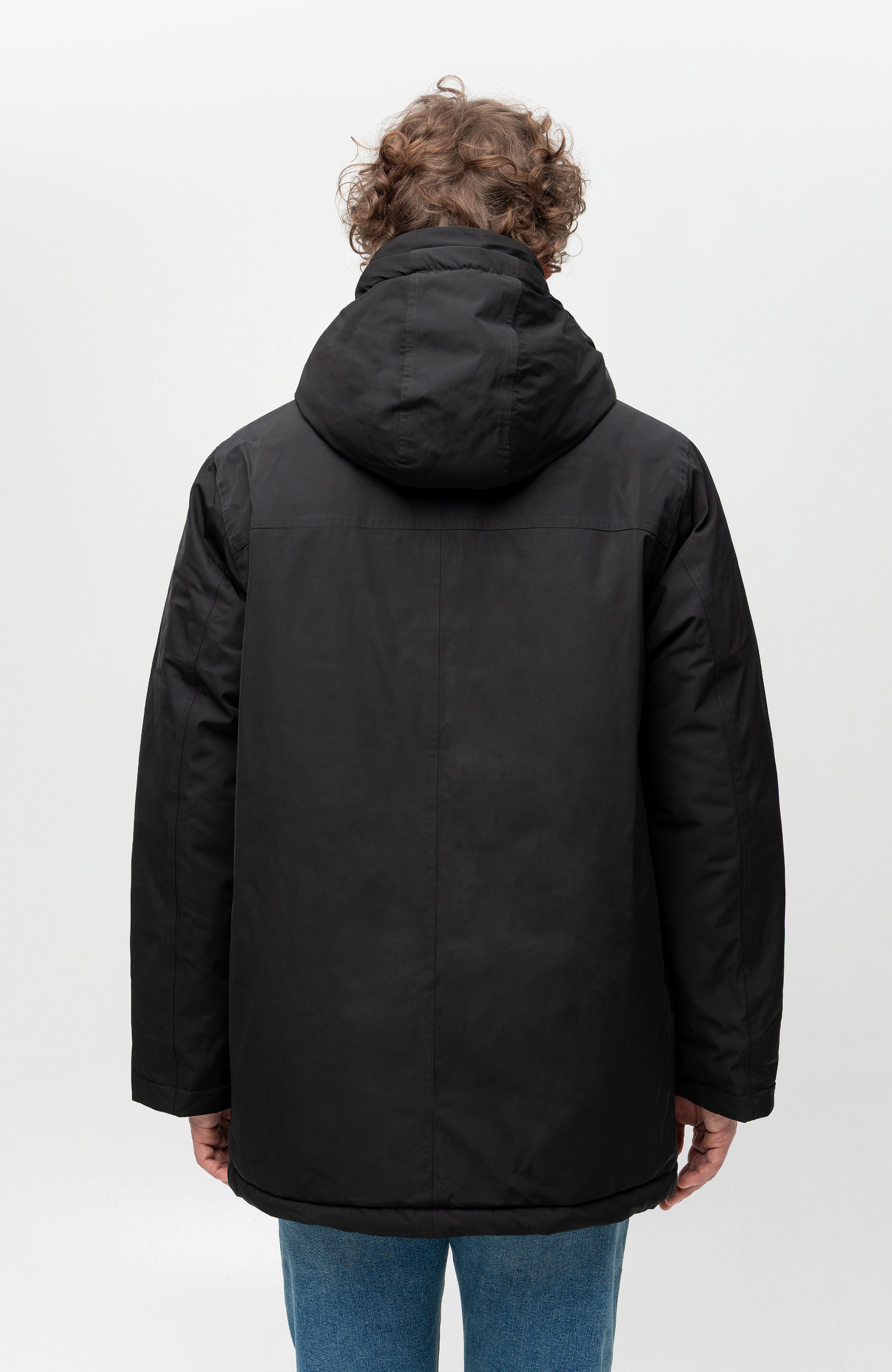 Les deux Black Puffer coat darius image 5