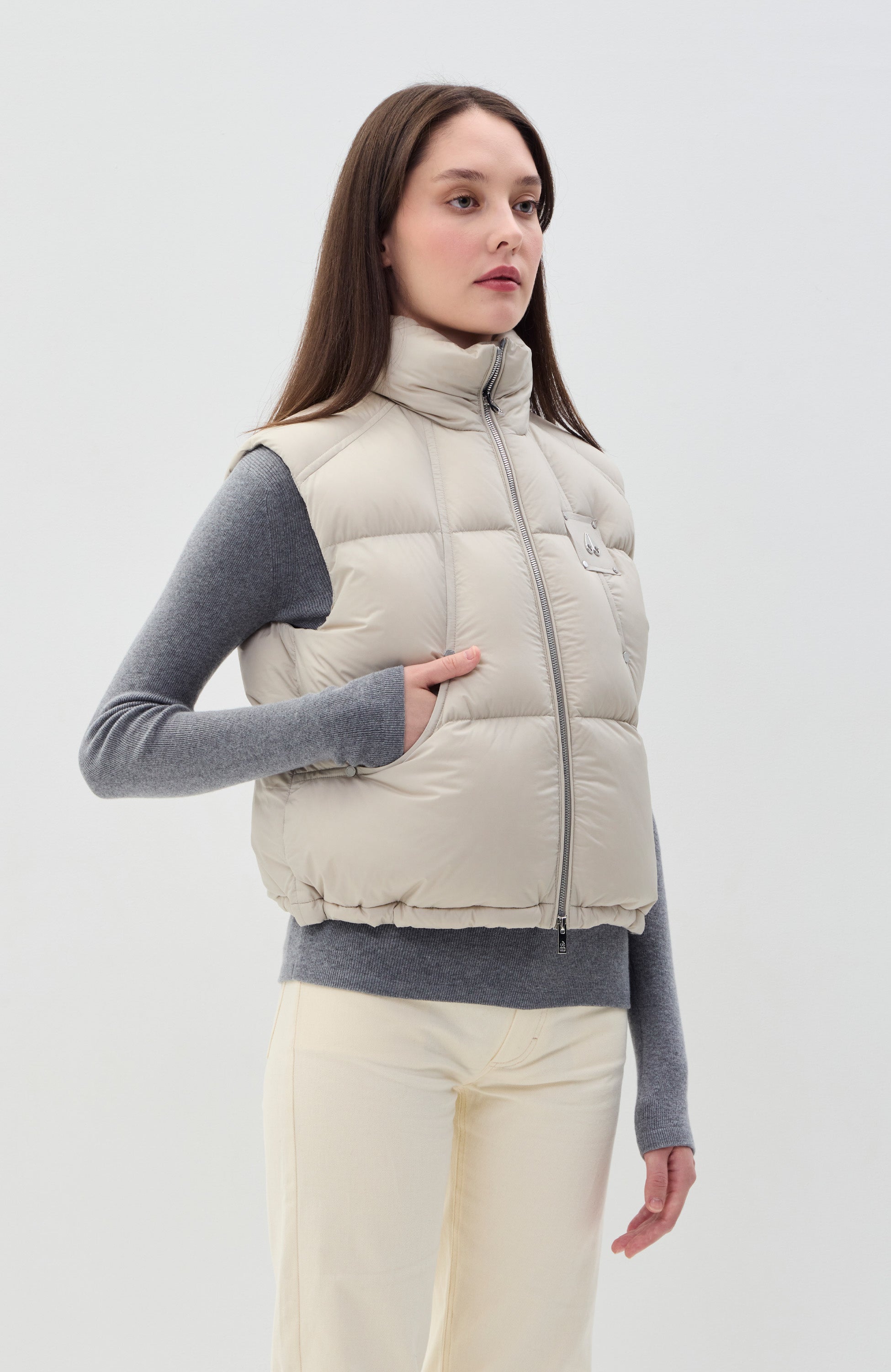 Moose knuckles Neutral Puffer vest akai image 6