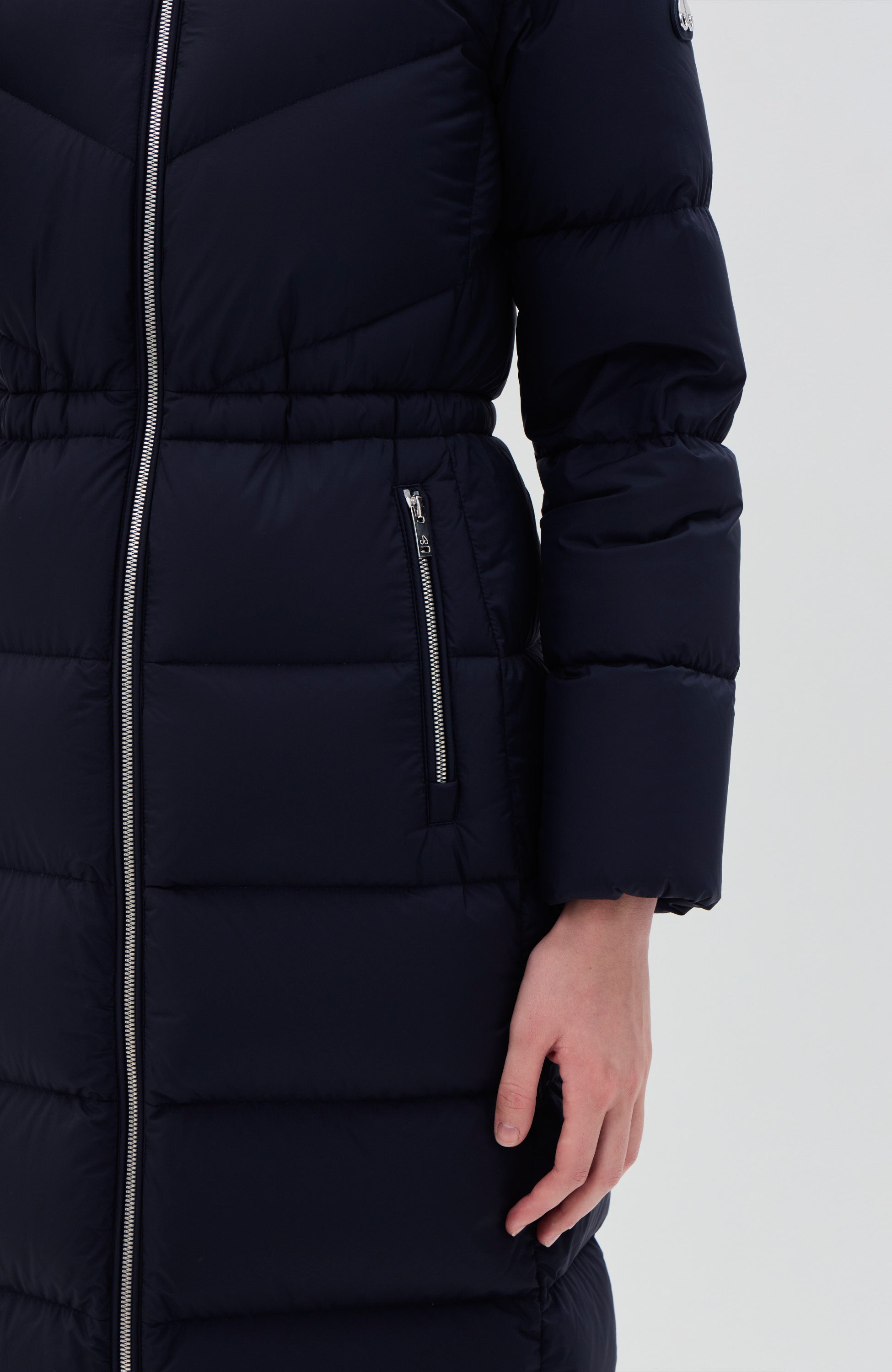 Moose knuckles Navy Lightweight parka coat belle cote image 7