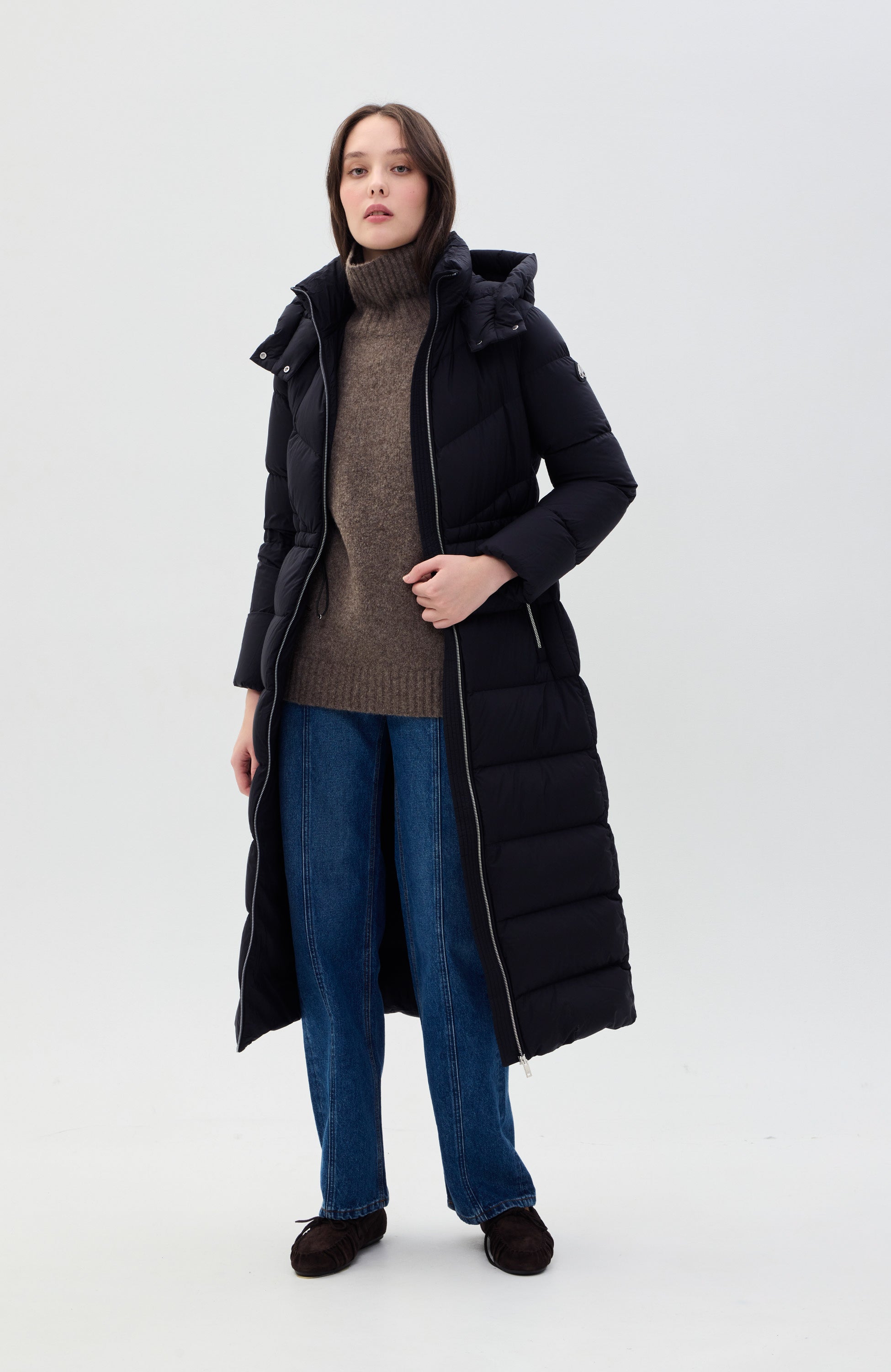 Moose knuckles Black Lightweight parka coat belle cote image 9