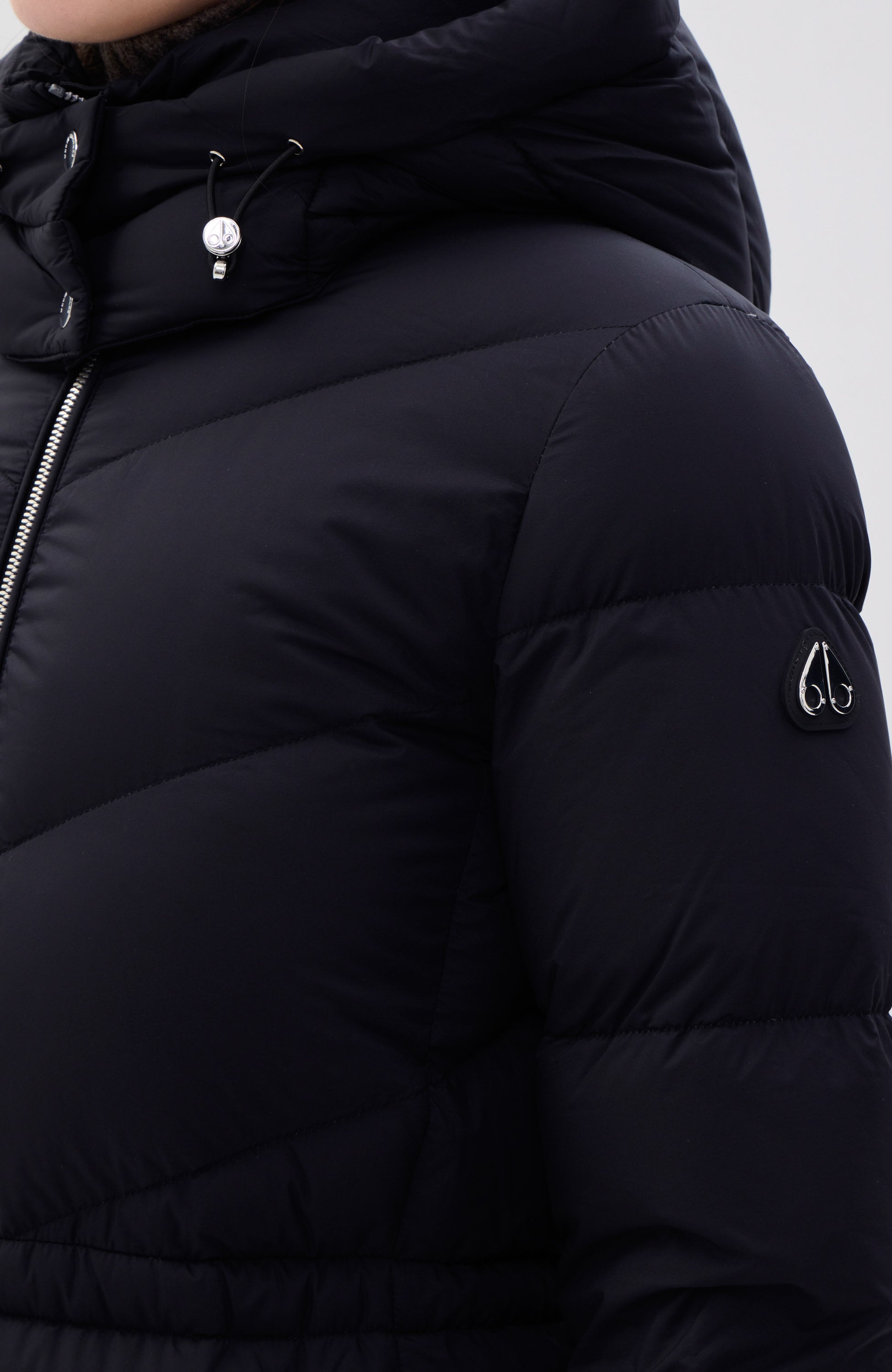 Moose knuckles Black Lightweight parka coat belle cote image 6