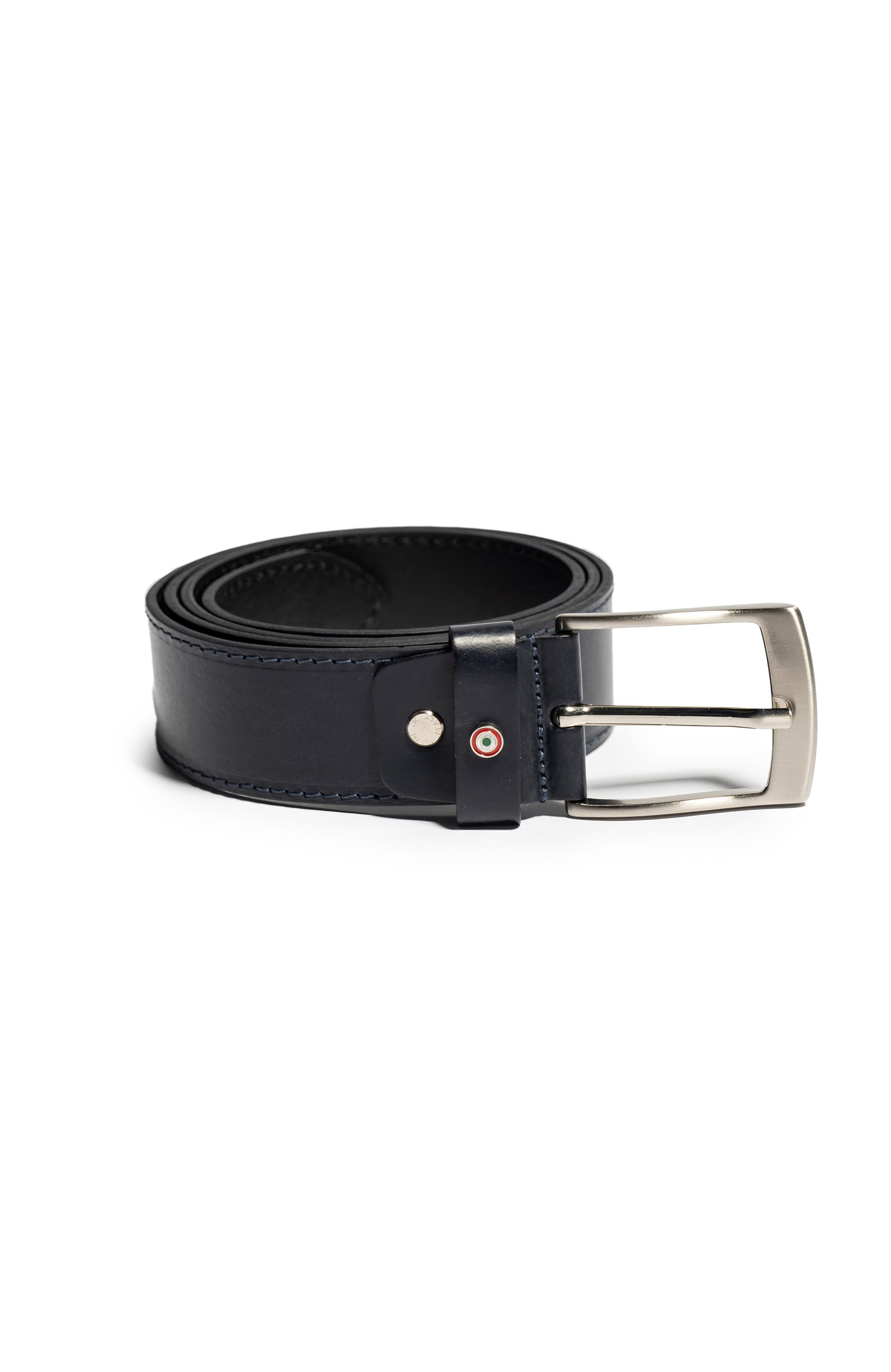 Aeronautica militare Black Leather-strap belt image 3