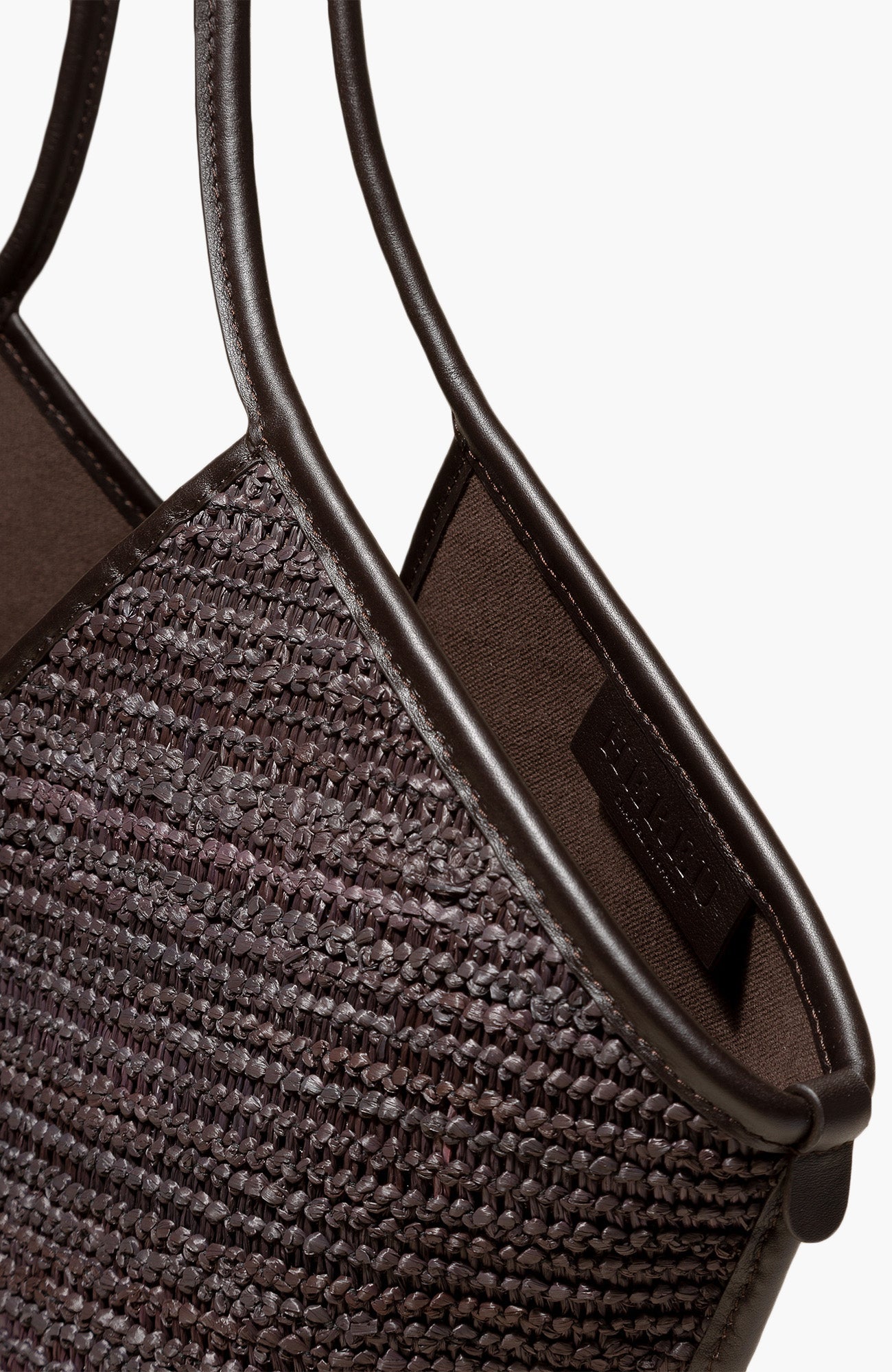 Hereu Brown Tote bag calella raffia image 4
