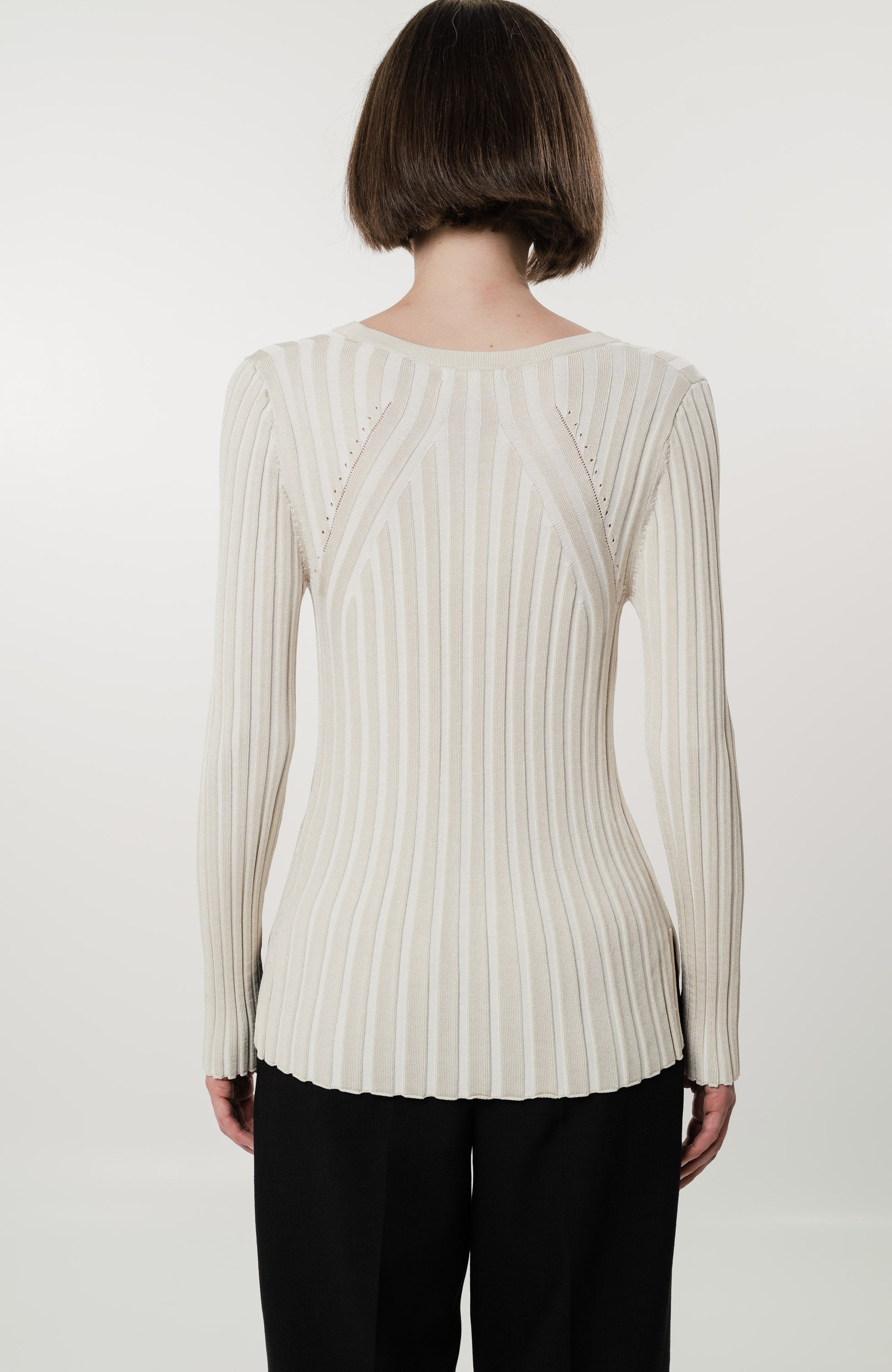 House of dagmar Neutral Ribbed cardigan jasmin image 5