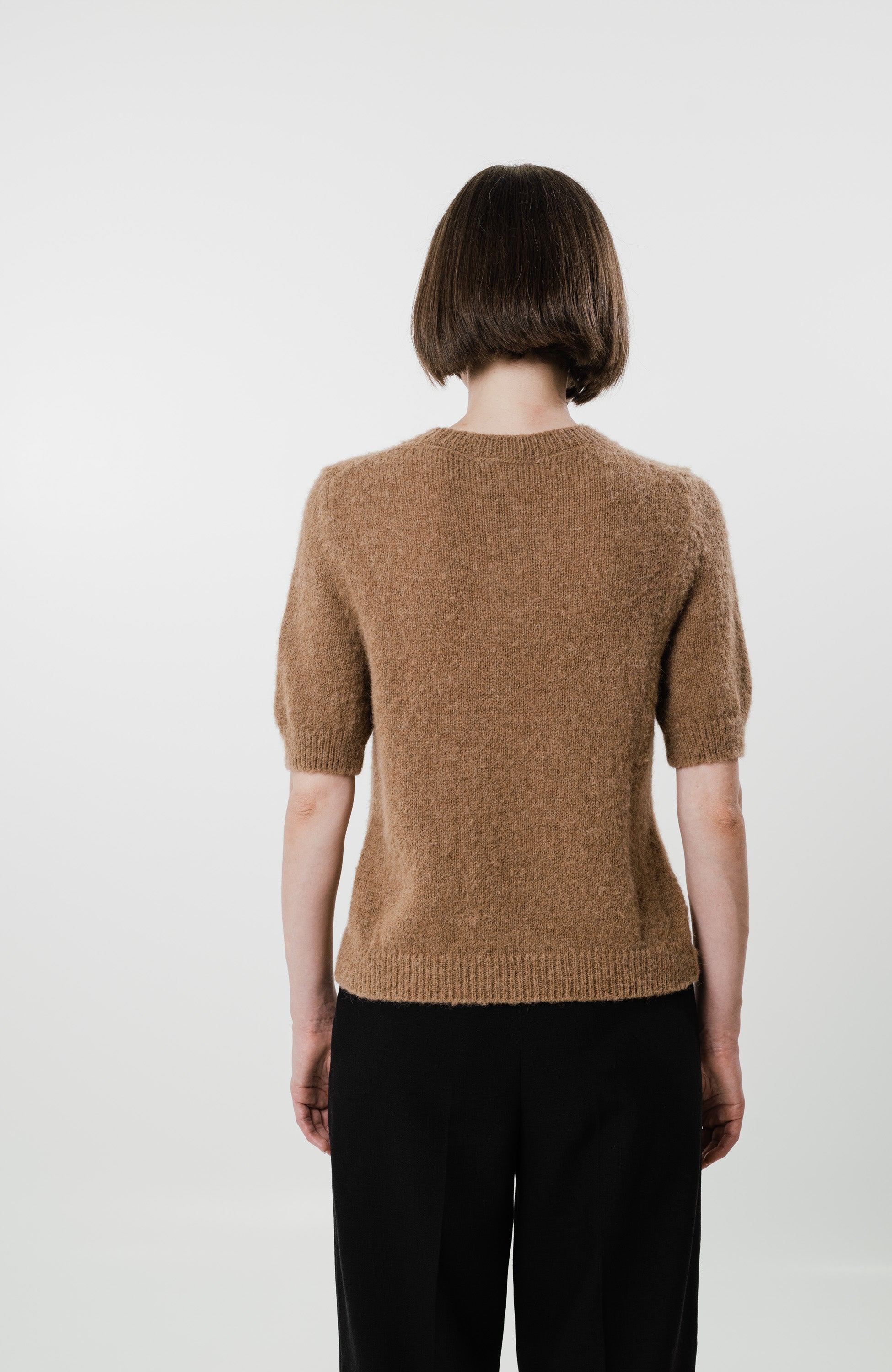 House of dagmar Brown Villasegust kootud topp tania image 4
