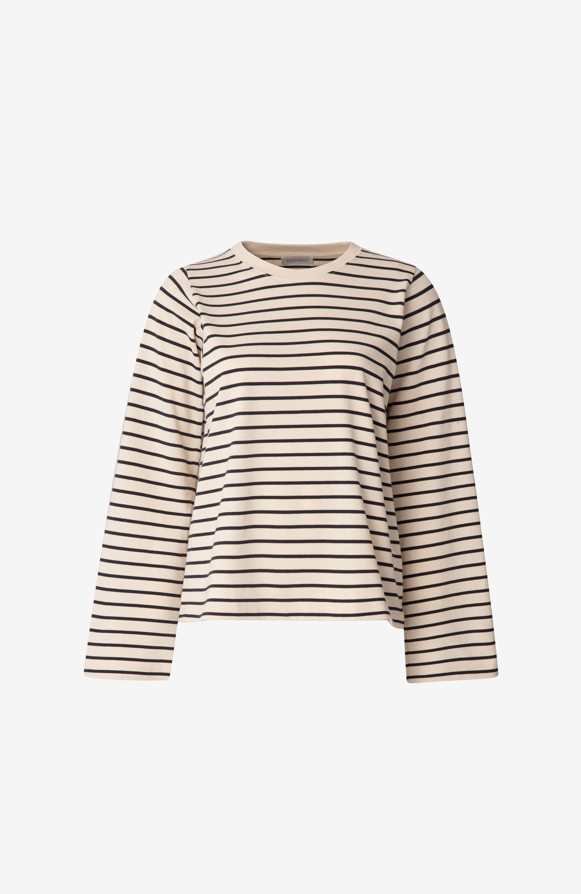 Striped long-sleeve top ELLY