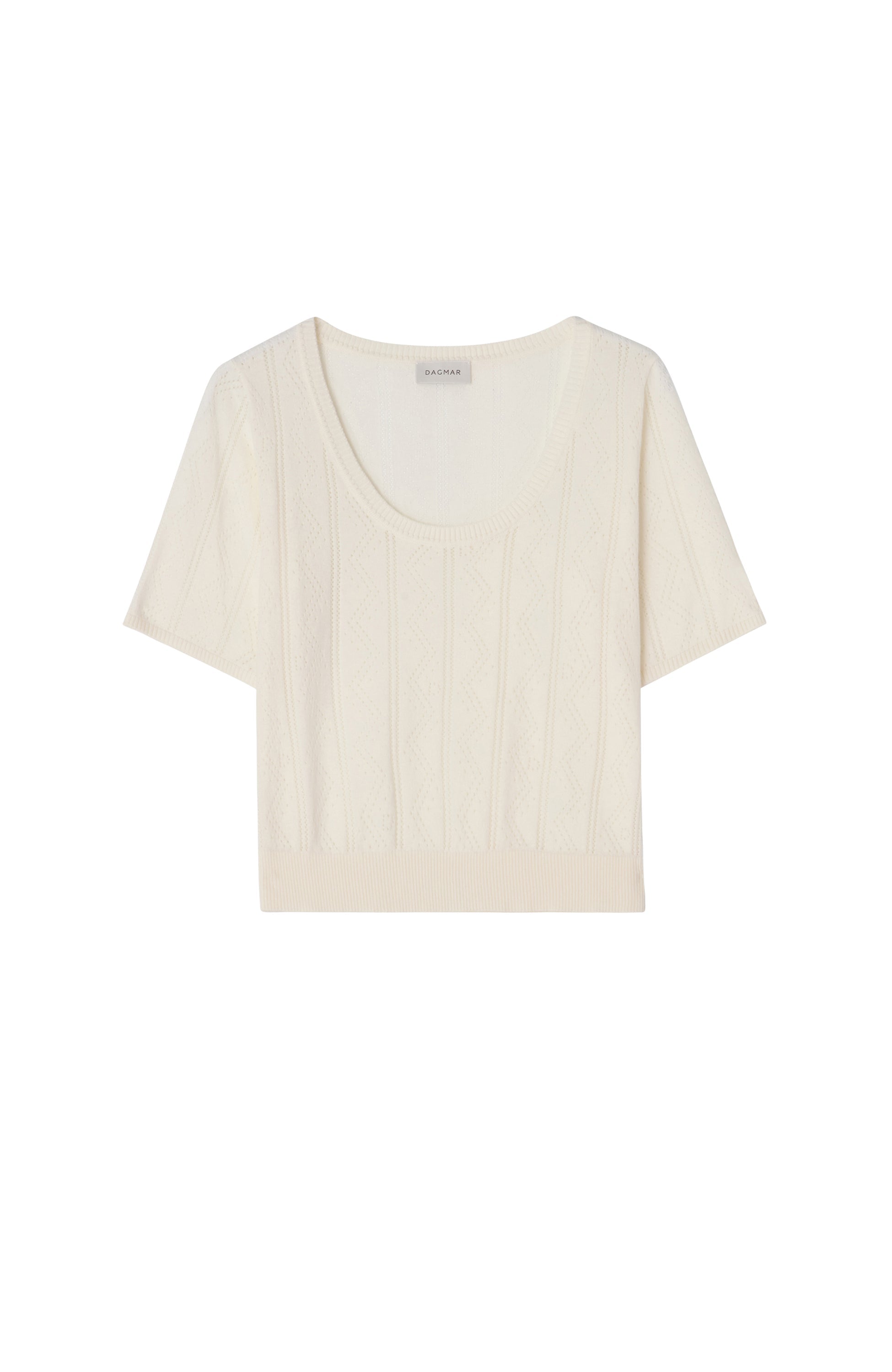 House of dagmar Neutral Top pointelle image 7