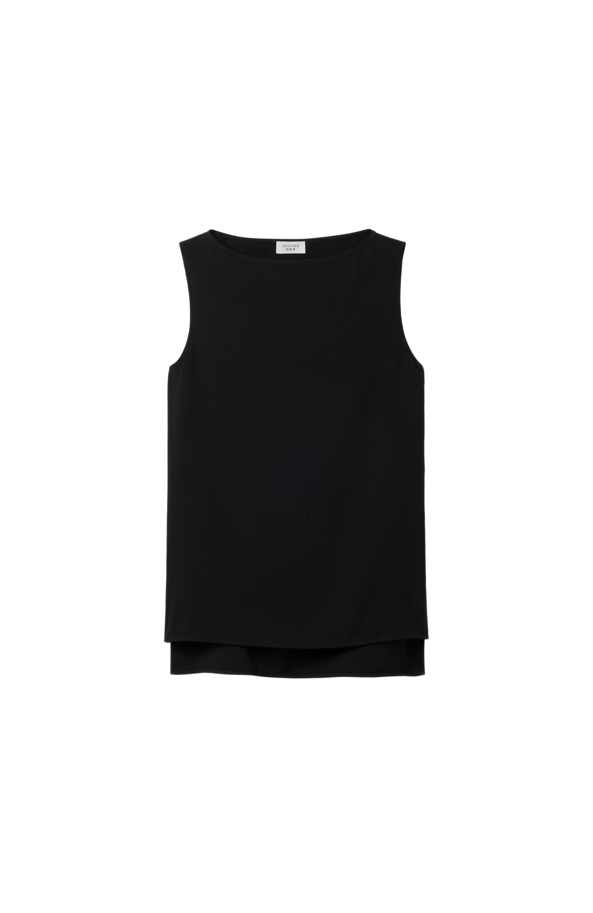 House of dagmar Black Sleeveless crepe top image 7