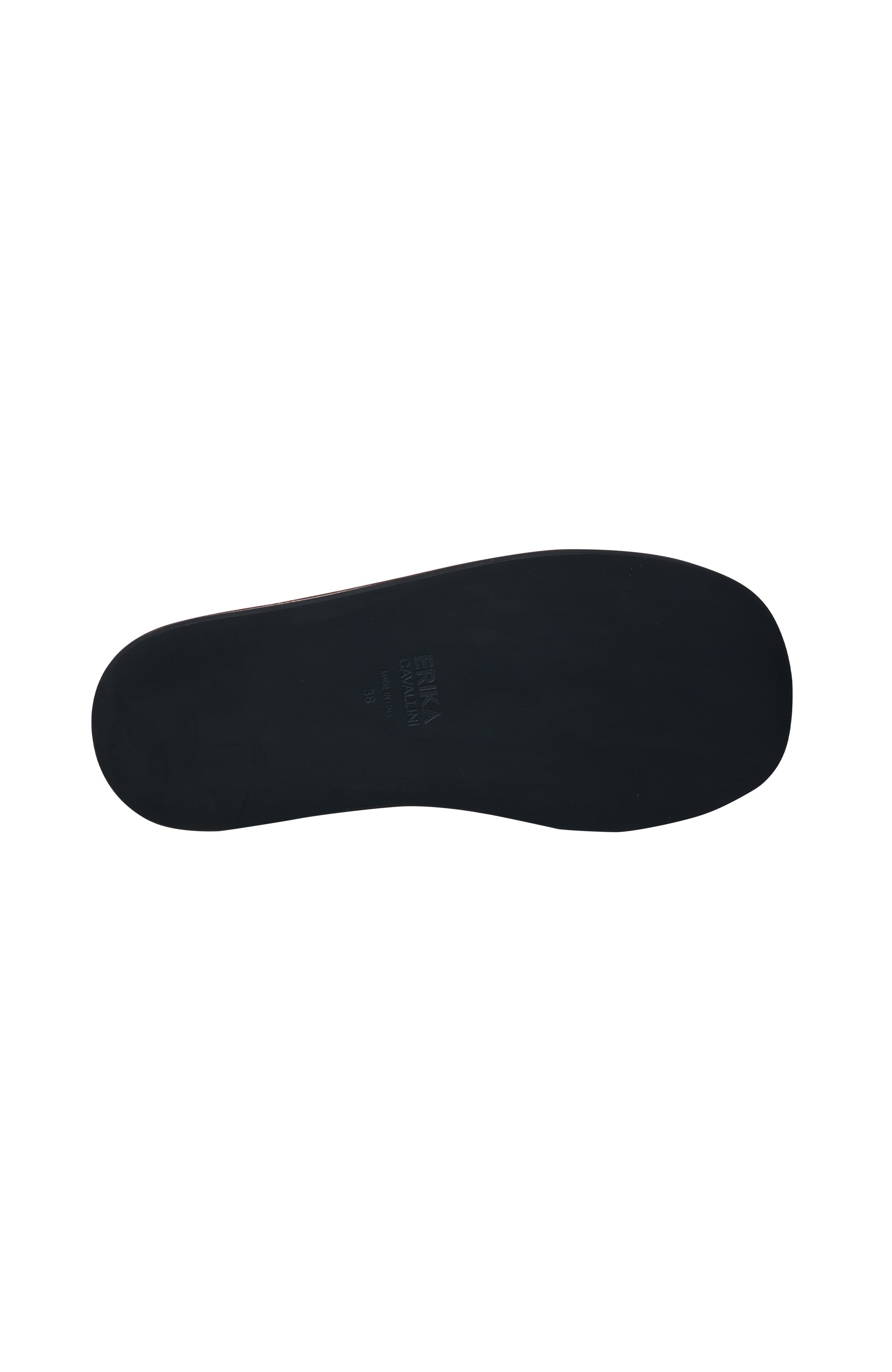 Erika cavallini Brown Chunky-sole leather flip flop image 7