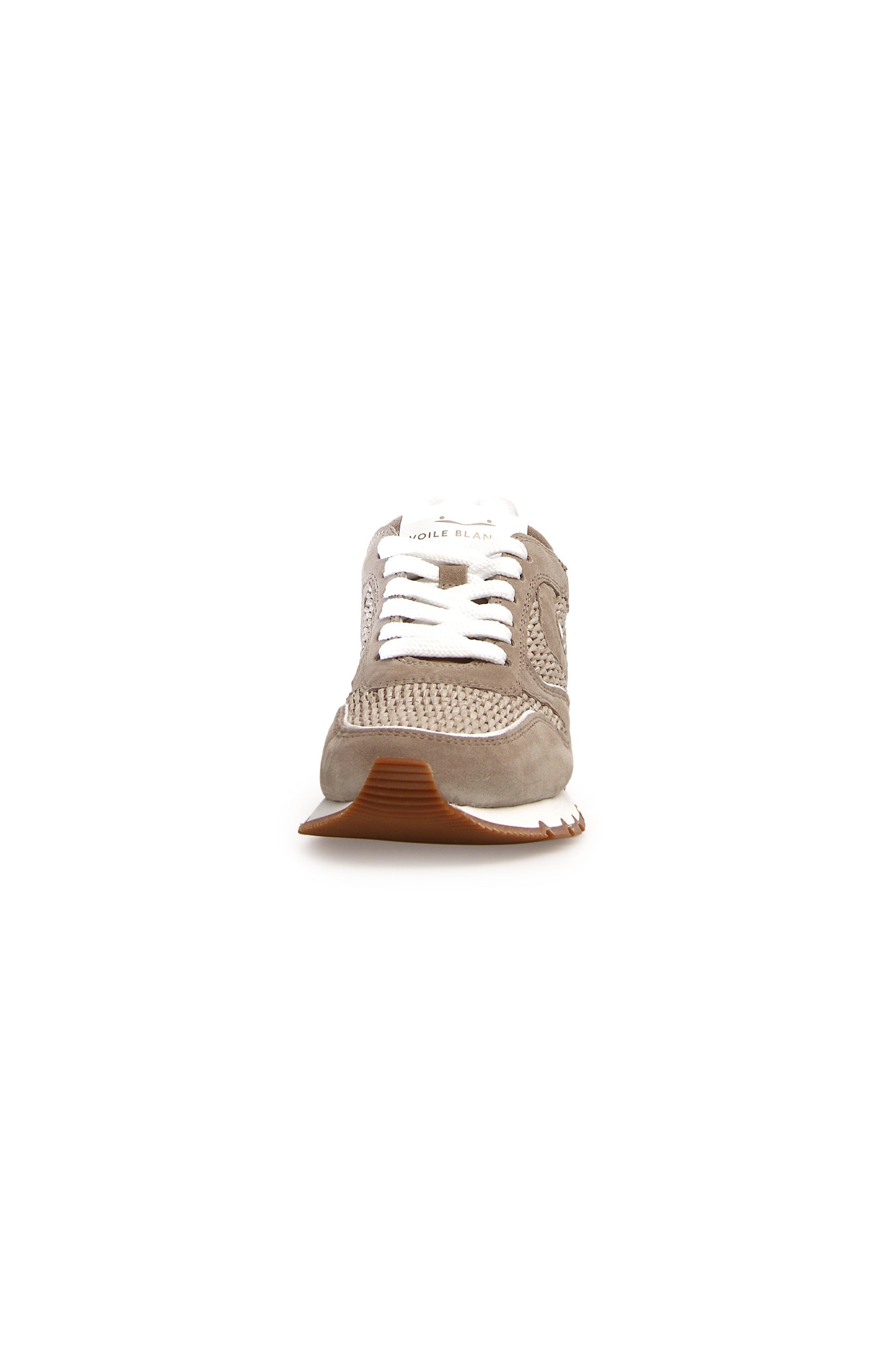 Voile blanche Beige Suede mesh-detail sneakers julia image 5
