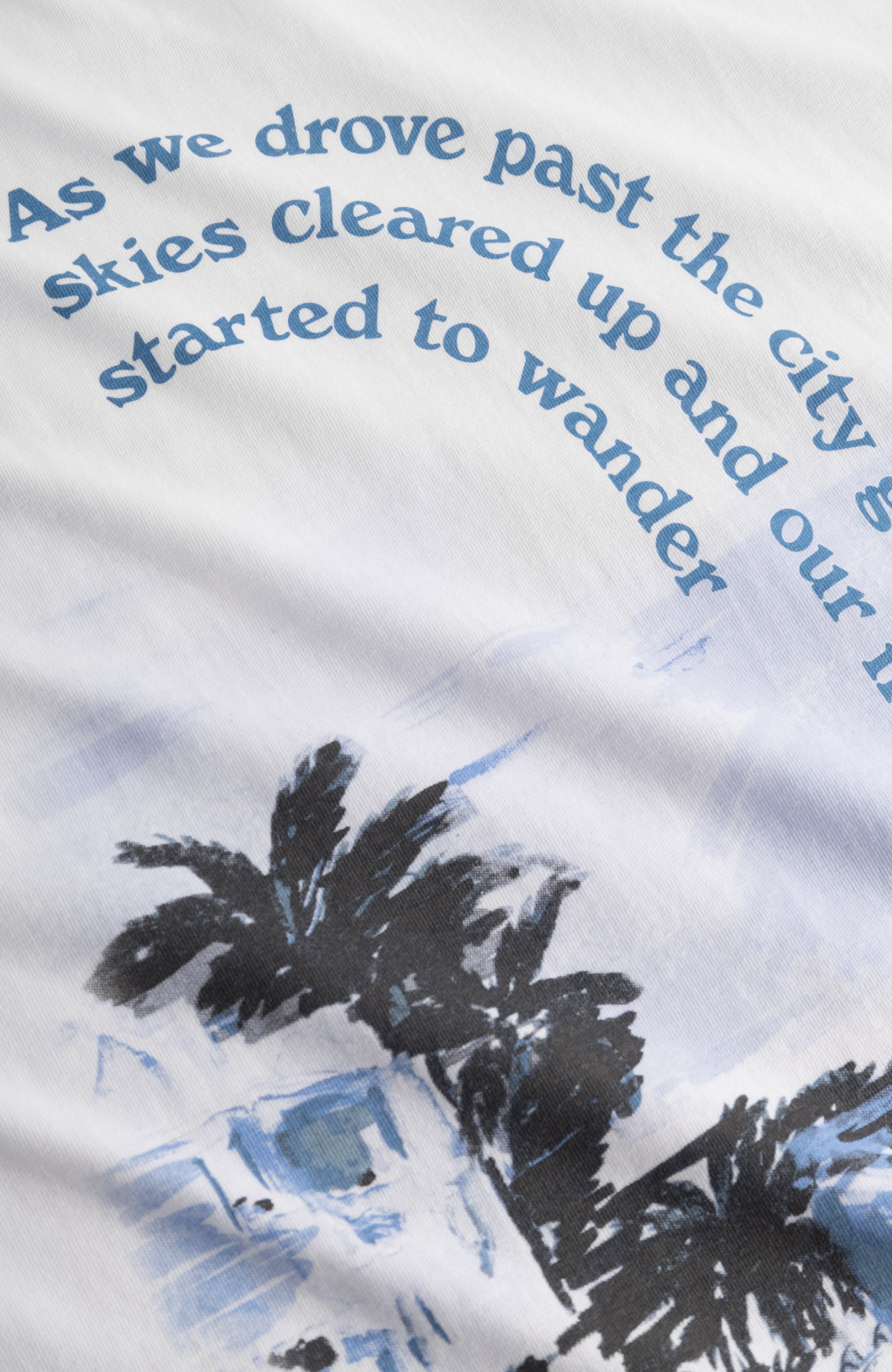 Les deux White Text-printed t-shirt coastal image 10