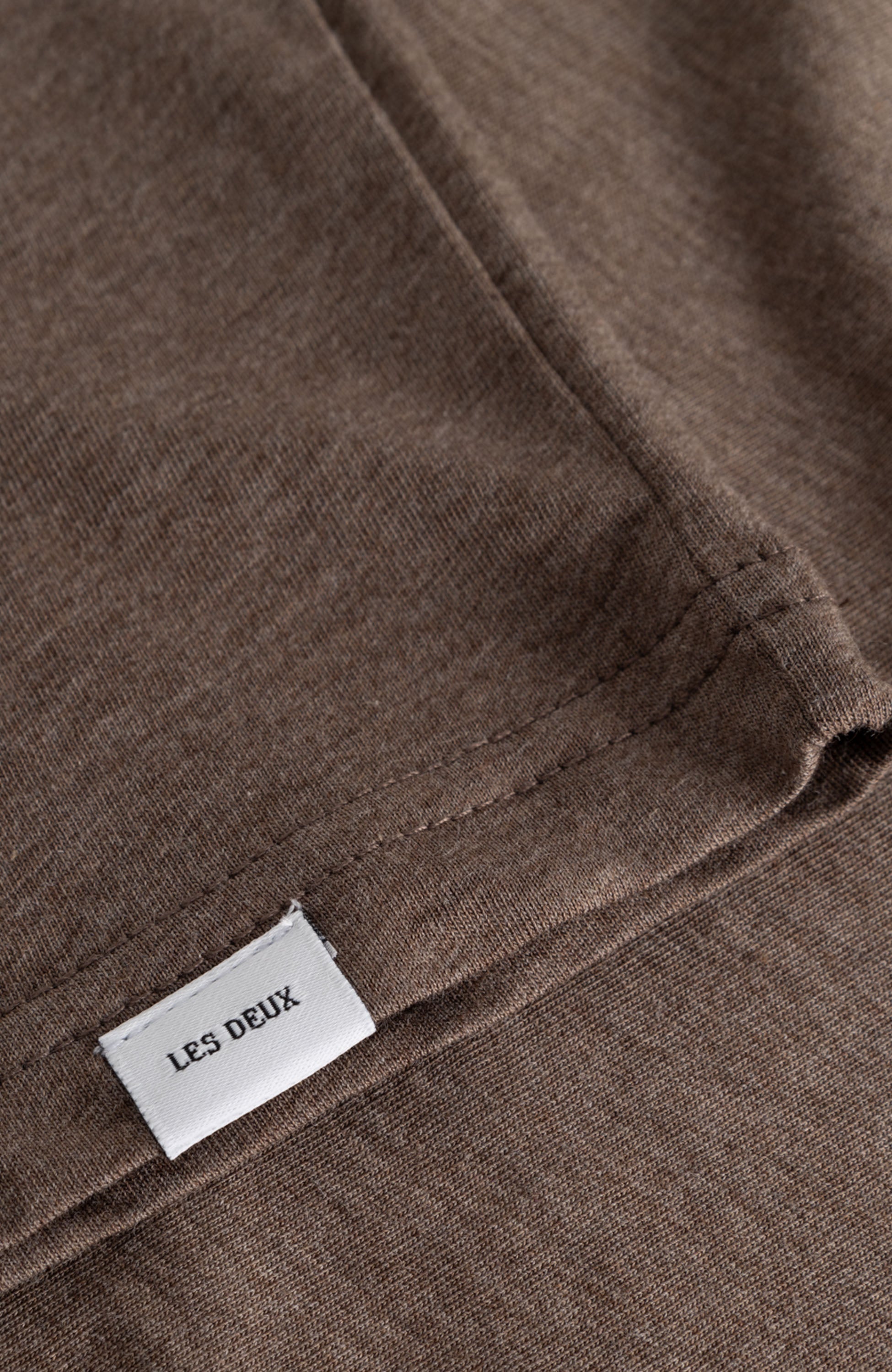 Les deux Beige Crewneck cotton t-shirt piece image 8