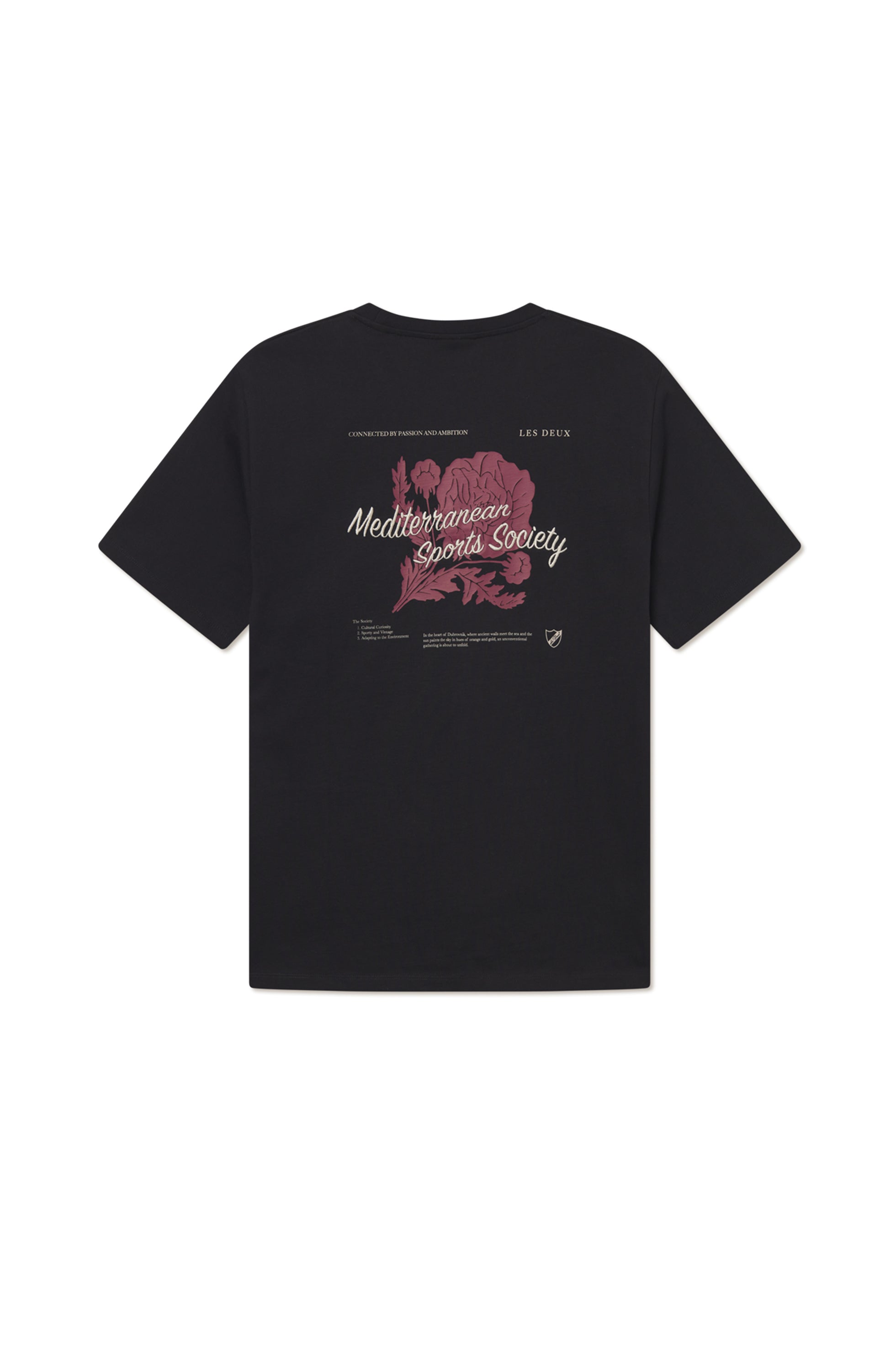 Les deux Black Regular fit t-shirt mediterranean image 8