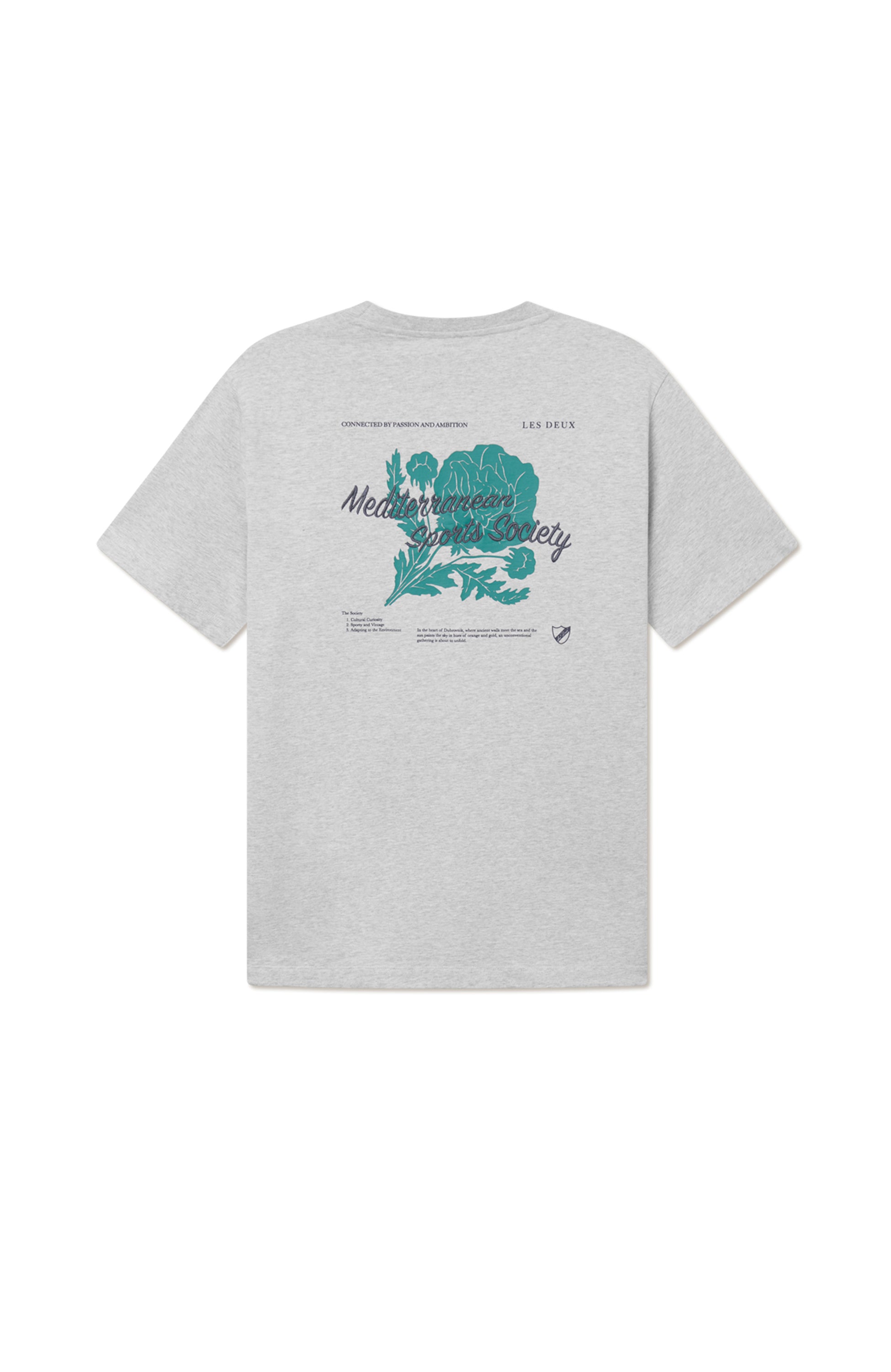 Les deux Grey Regular fit t-shirt mediterranean image 8